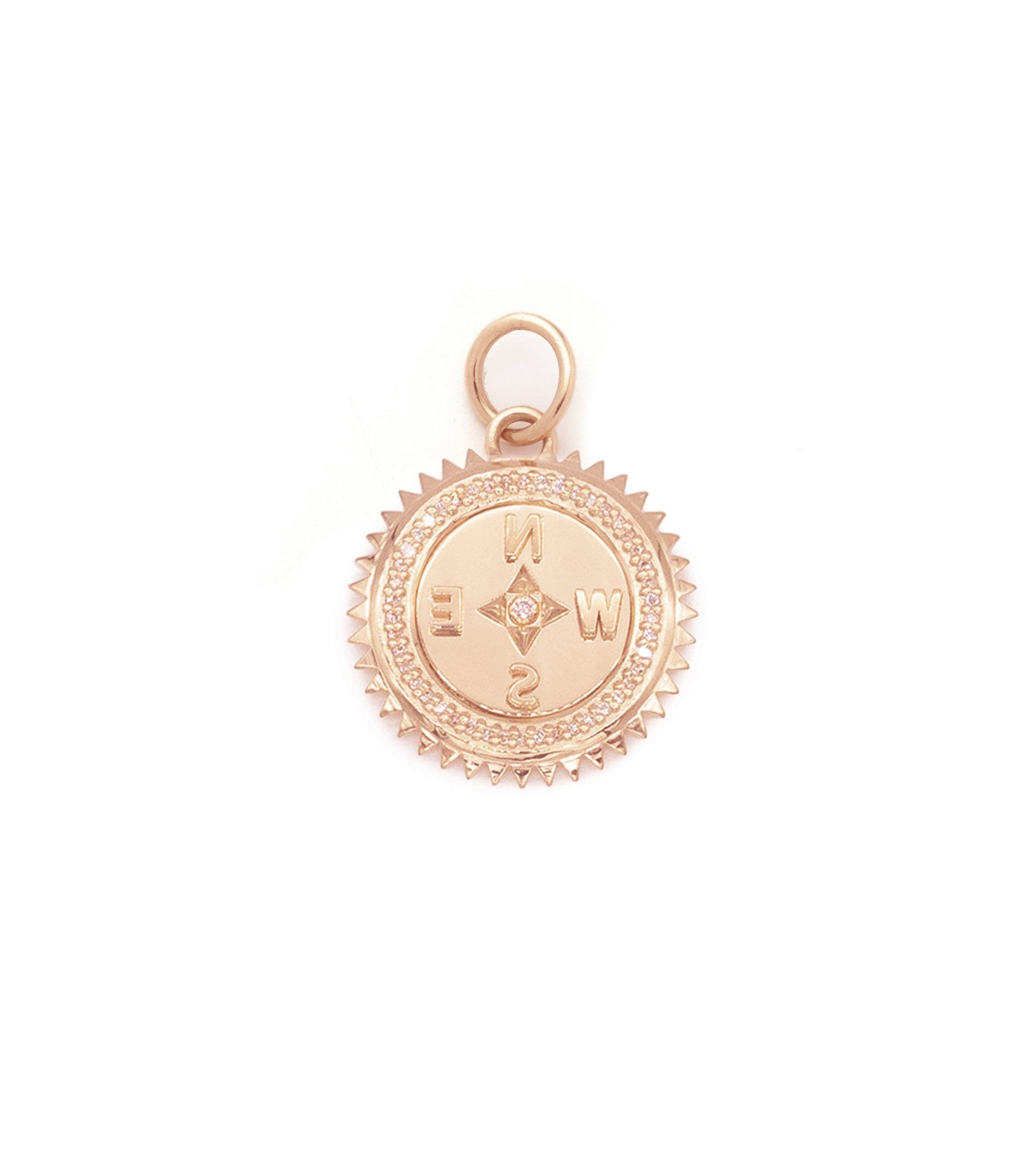 Internal Compass Baby Medallion Necklace - Spiritual Protection Amulet for Newborns & Toddlers - Perfect Christening Gift & Nursery Decor