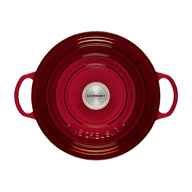 Le Creuset 7.5 Quart Signature Enameled Cast Iron Dutch Oven - Premium Cookware for Baking, Roasting & Slow Cooking - Perfect for Soups, Stews & Family Meals