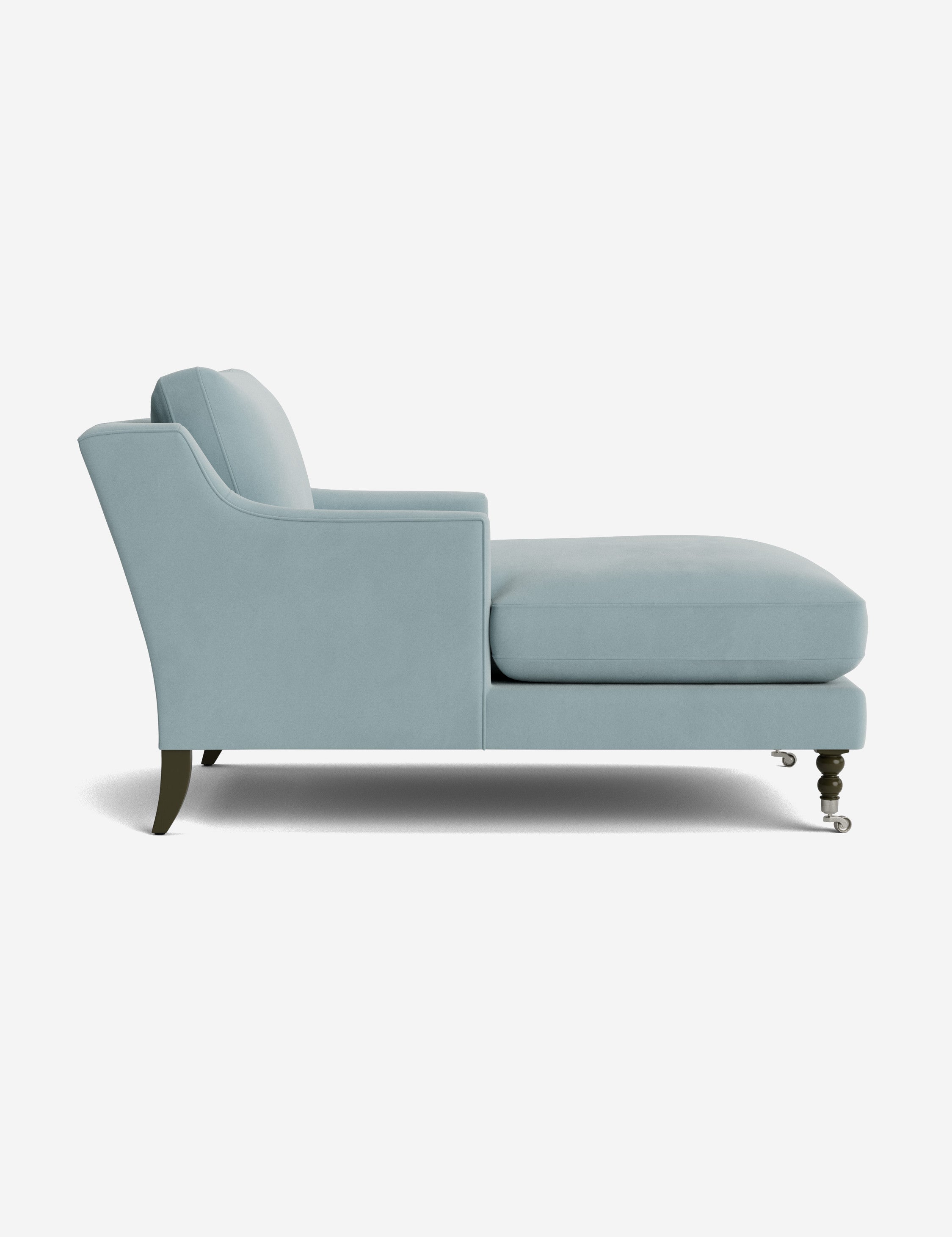 Fabienne Chaise Lounge Chair - Modern Accent Chair for Living Room, Bedroom & Office - Stylish Mid-Century Design with Wooden Legs - Perfect for Relaxing, Reading & Home Decor