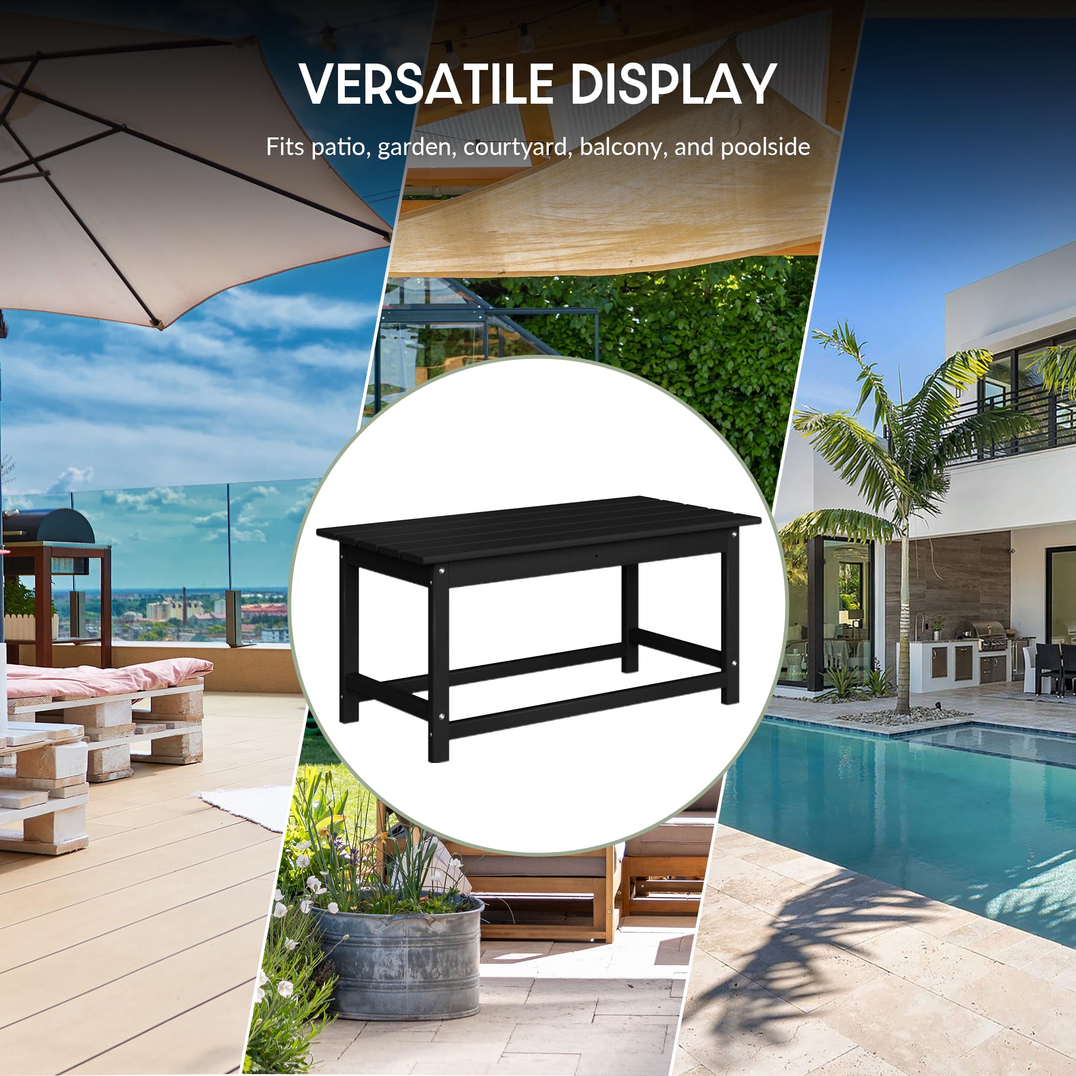 WestinTrends Malibu Outdoor Coffee Table - 35