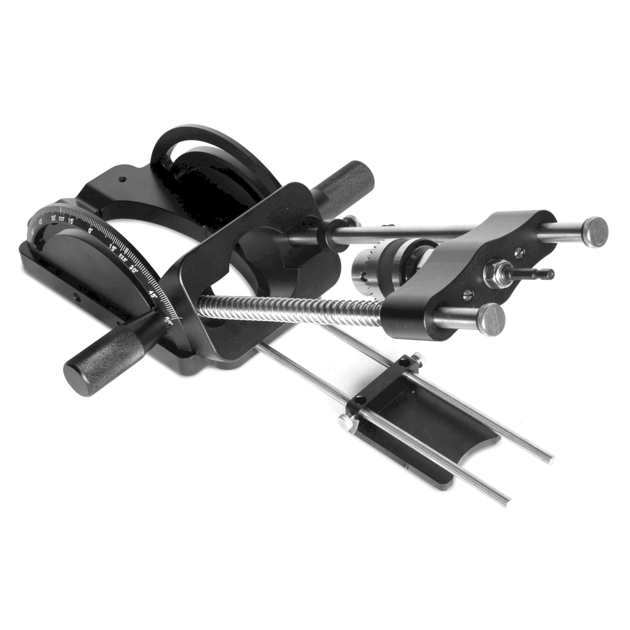 WEN WA1412 Heavy Duty Adjustable Portable Drill Guide - Precision Drill Press for Woodworking, Metalworking & DIY Projects