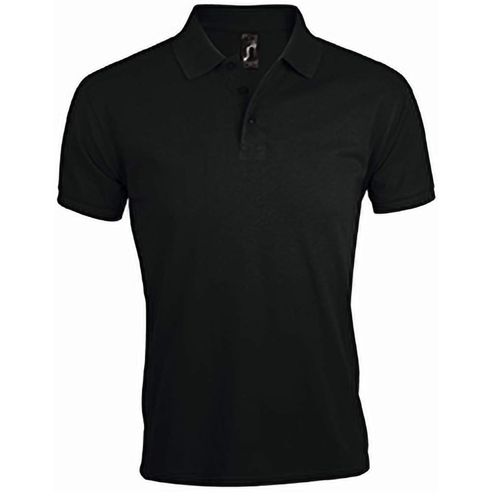 Men's Classic Short Sleeve Polo Shirt - Breathable Pique Cotton, Comfort Fit (XL, 43-44