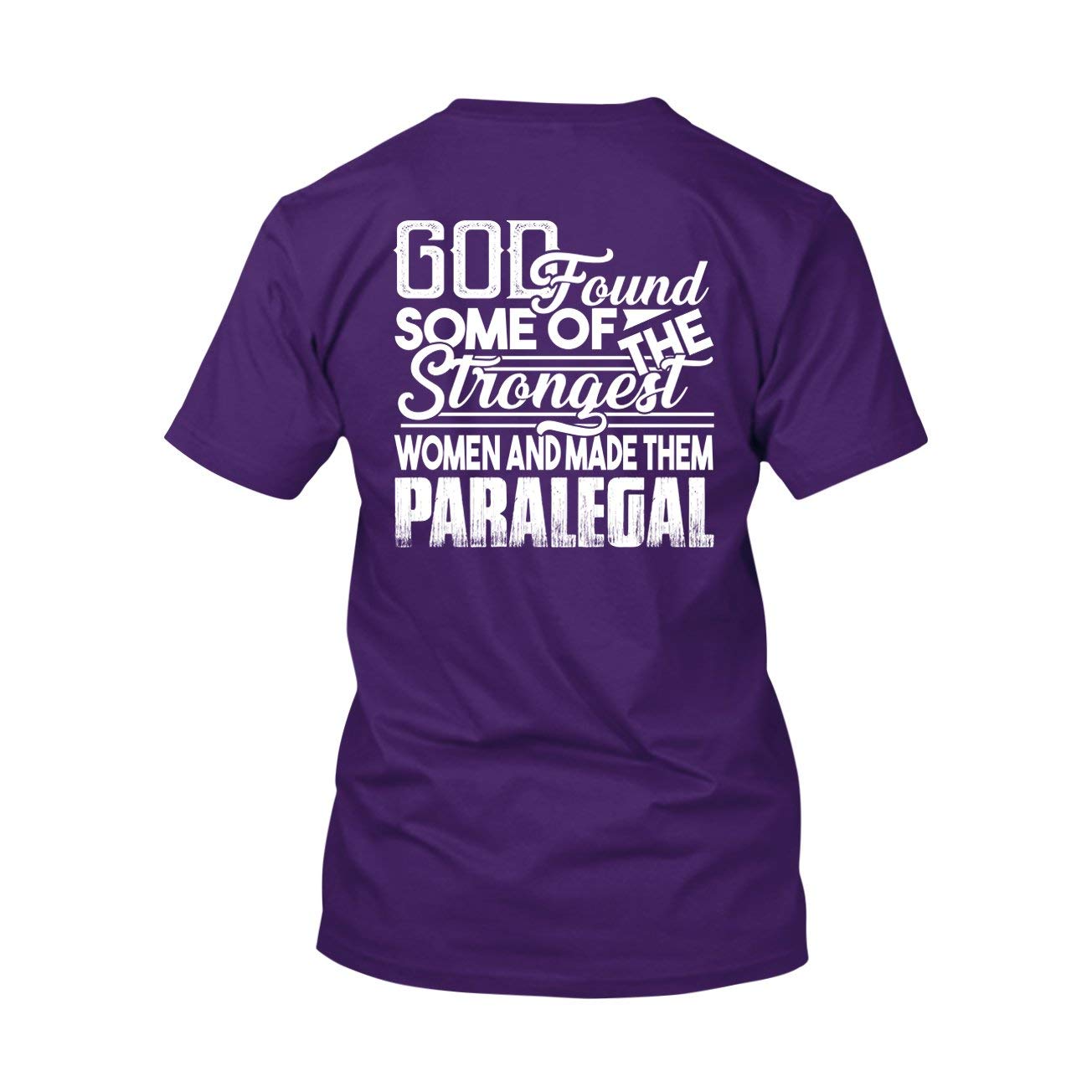 AreFrog God Made Paralegal Women's T-Shirt - Funny Legal Gift for Lawyers, Attorneys & Law Students - Perfect for Court, Office & Casual Wear