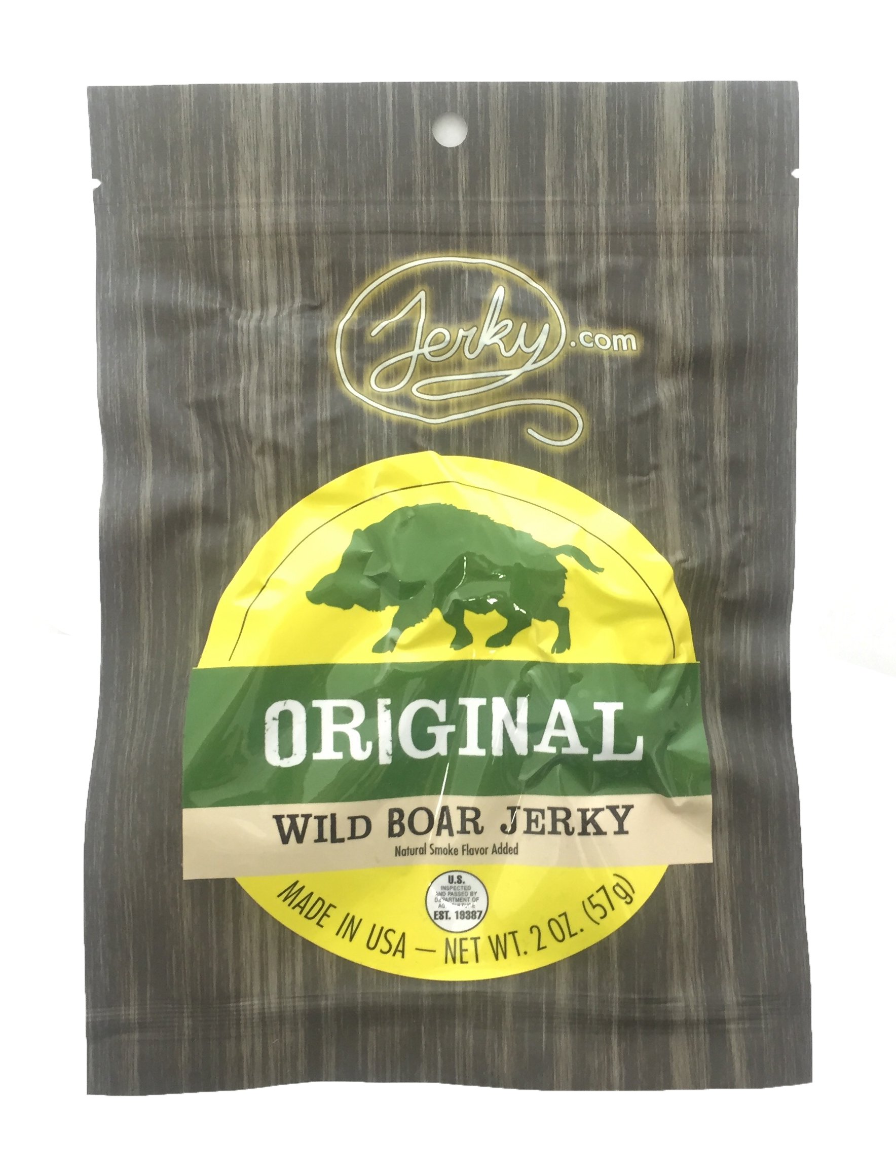 Premium Wild Boar Jerky - All Natural High Protein Meat Snack, No Preservatives - Healthy Keto & Paleo Friendly Jerky for Hiking, Camping & Road Trips - 1.75oz Wild Game Jerky (Pack of 1)