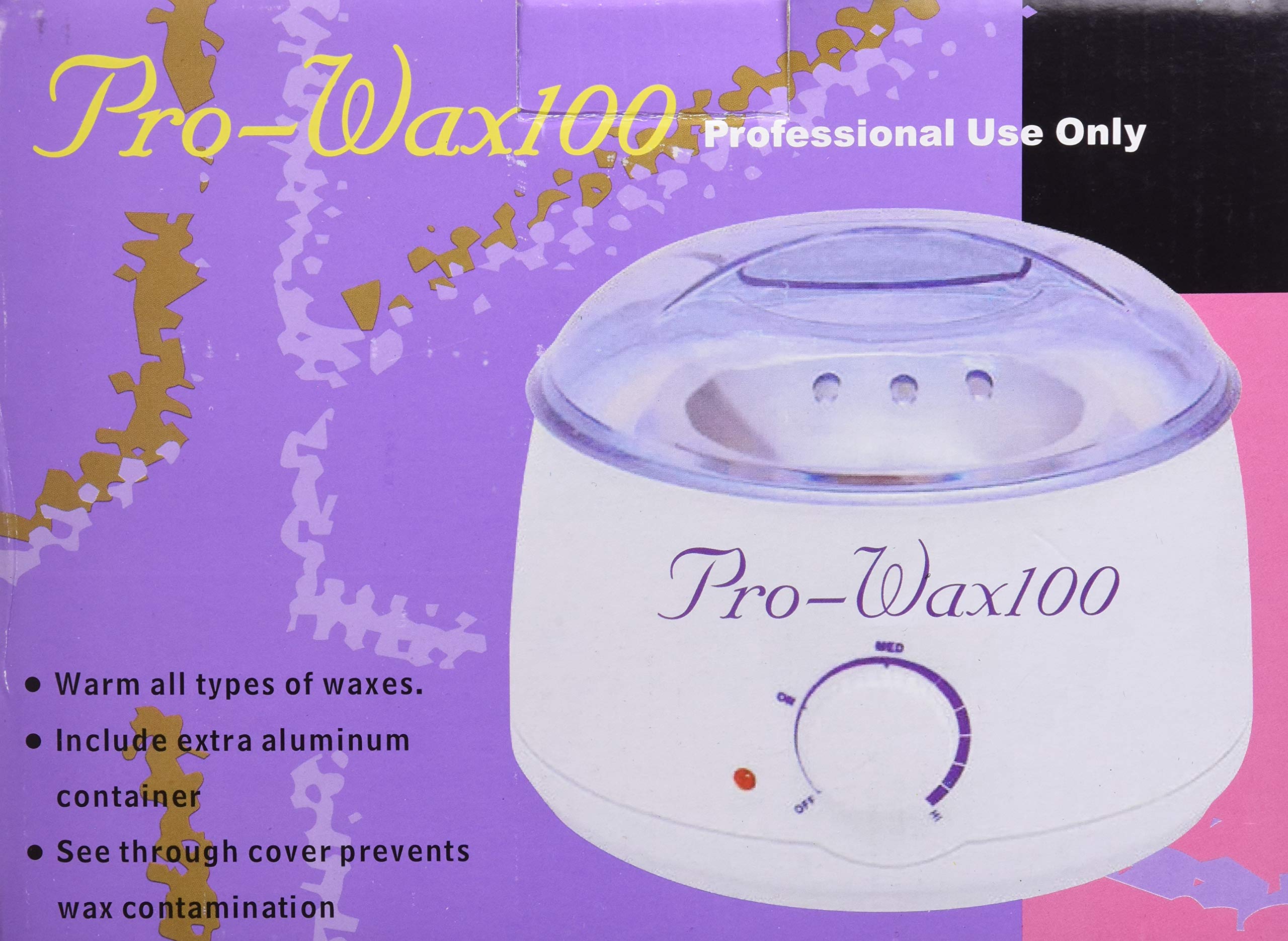 Professional 400ML White Wax Warmer for Salon & Spa - Perfect for Hard Wax, Brazilian Bikini & Body Hair Removal - Essential Beauty Equipment for Waxing Treatments at Home or Professional Use