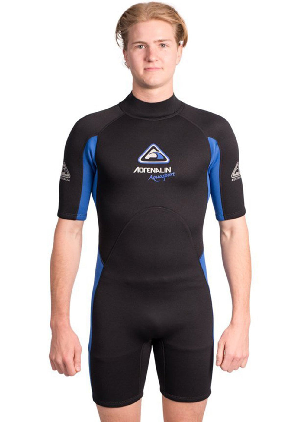 Adrenaline Men's 2mm Aquasport Spring Wetsuit for Surfing, Diving & Water Sports | Lightweight & Flexible Neoprene Suit
