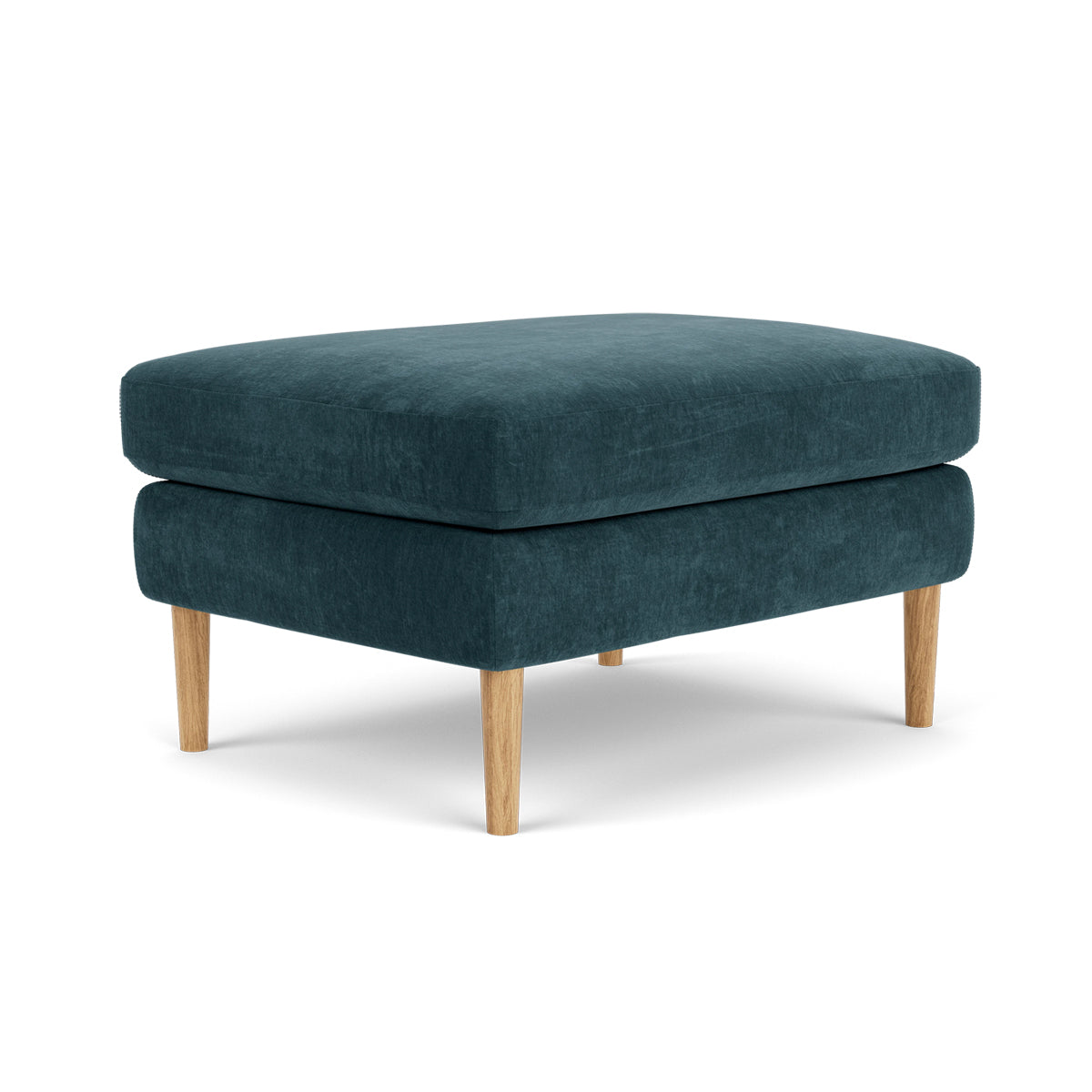 Astha Fabric Ottoman Stool - Soft Round Storage Pouf with Removable Cover for Living Room, Bedroom & Nursery - Perfect for Extra Seating & Home Decor