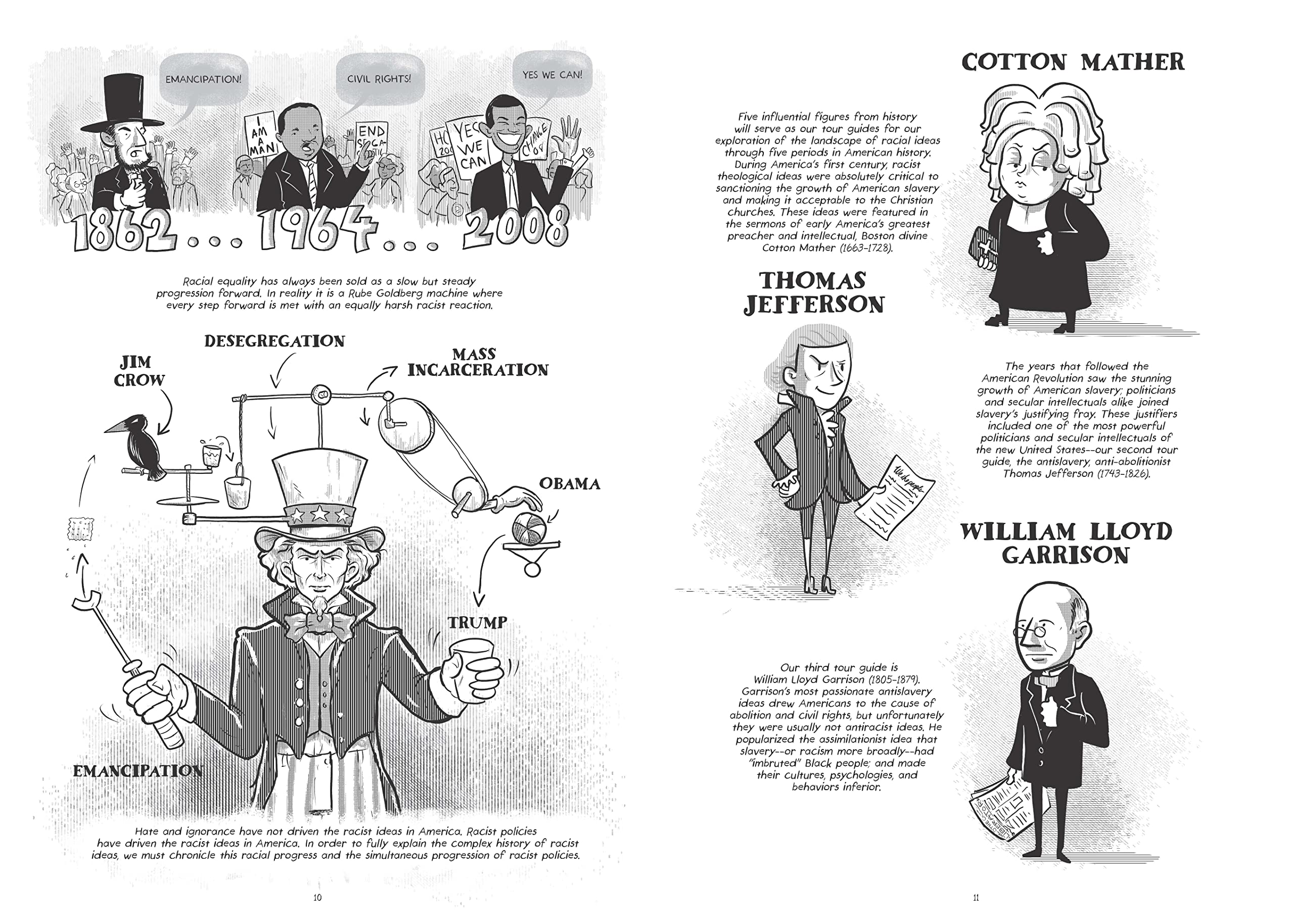 Stamped from the Beginning: The Definitive Graphic Novel History of Racist Ideas in America - Perfect for History Buffs & Social Justice Advocates