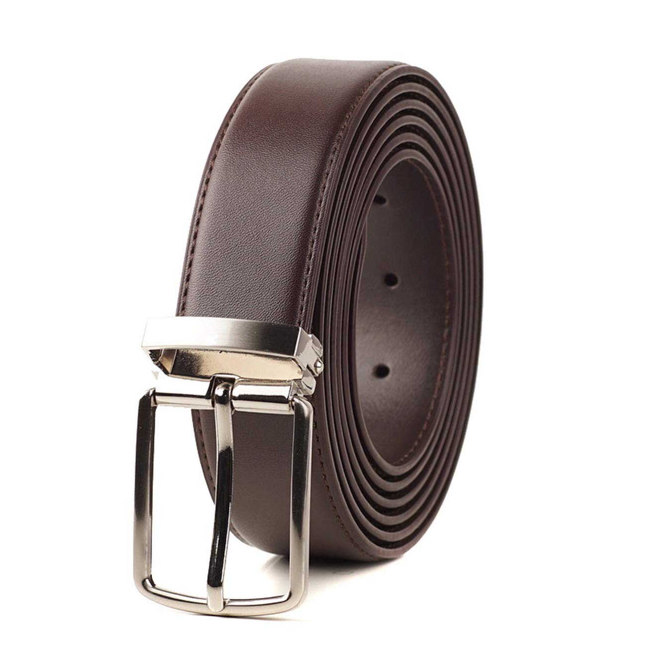 Men's Big & Tall Leather Belt - Adjustable 36