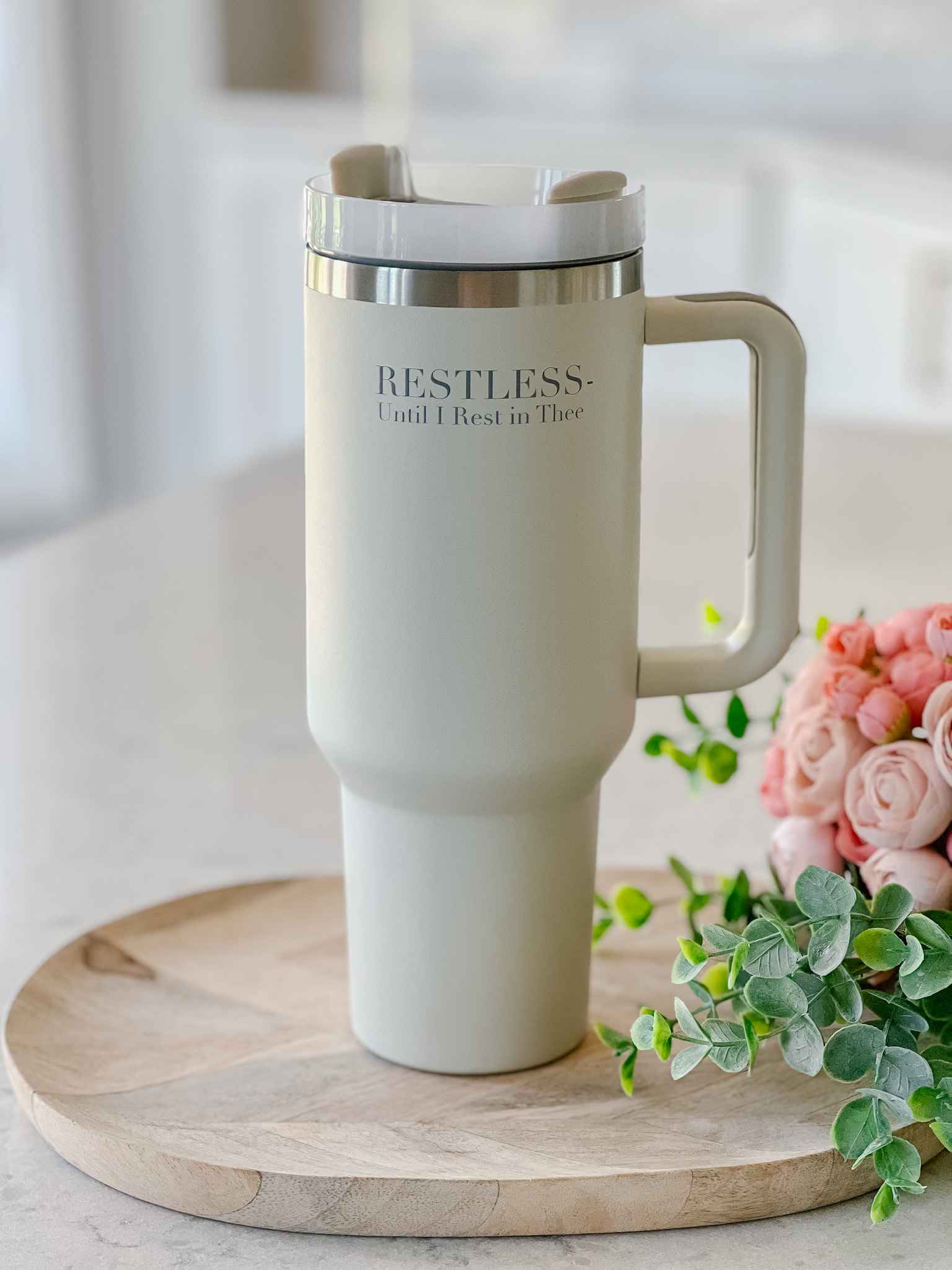 Dune Insulated Tumbler with Lid - 20oz Stainless Steel Travel Mug for Hot & Cold Drinks - Perfect for Office, Gym, and Outdoor Adventures