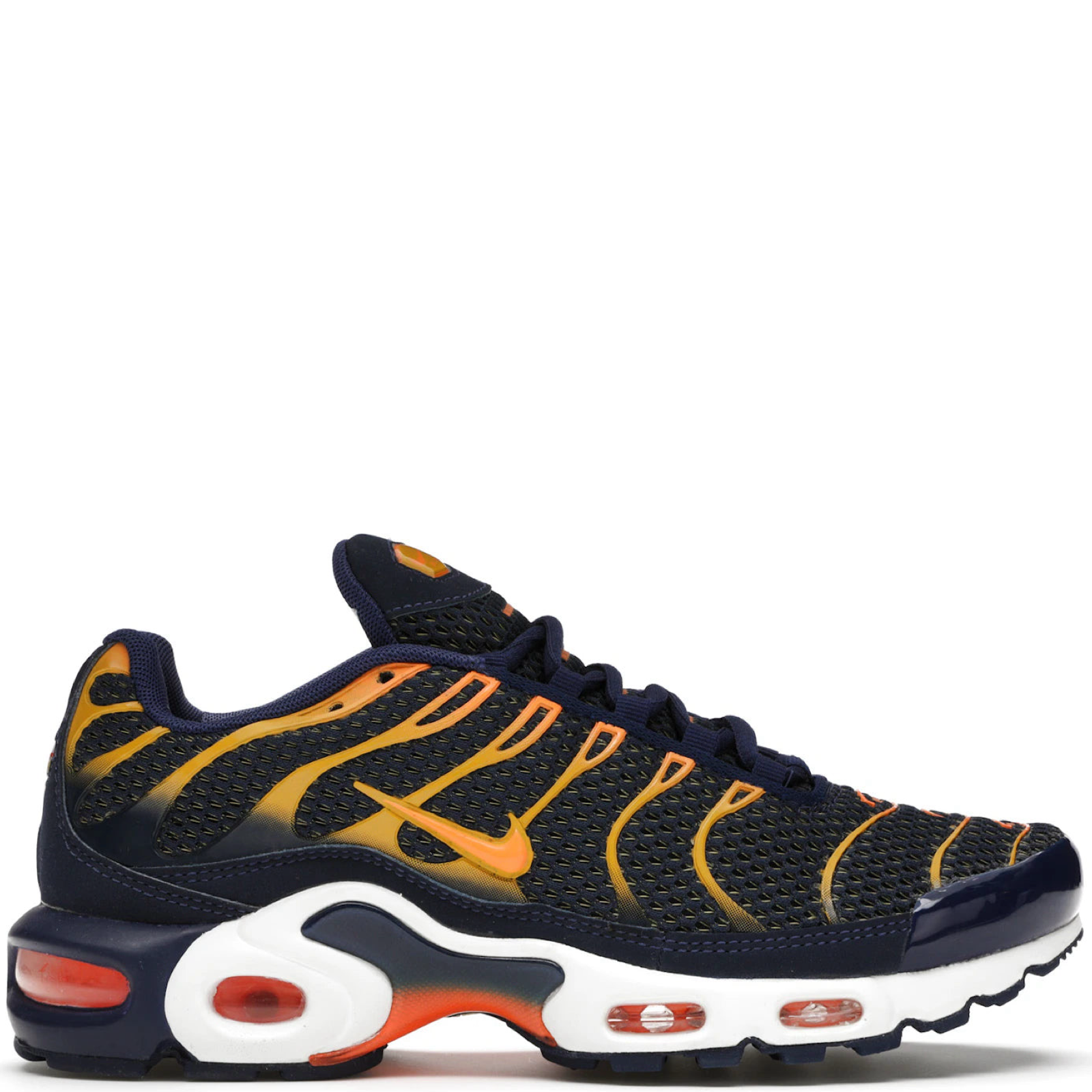 Nike Air Max Plus TN Running Shoes - Blue Void & University Gold Colorway for Men | Comfortable Sneakers for Jogging, Gym Workouts & Casual Wear