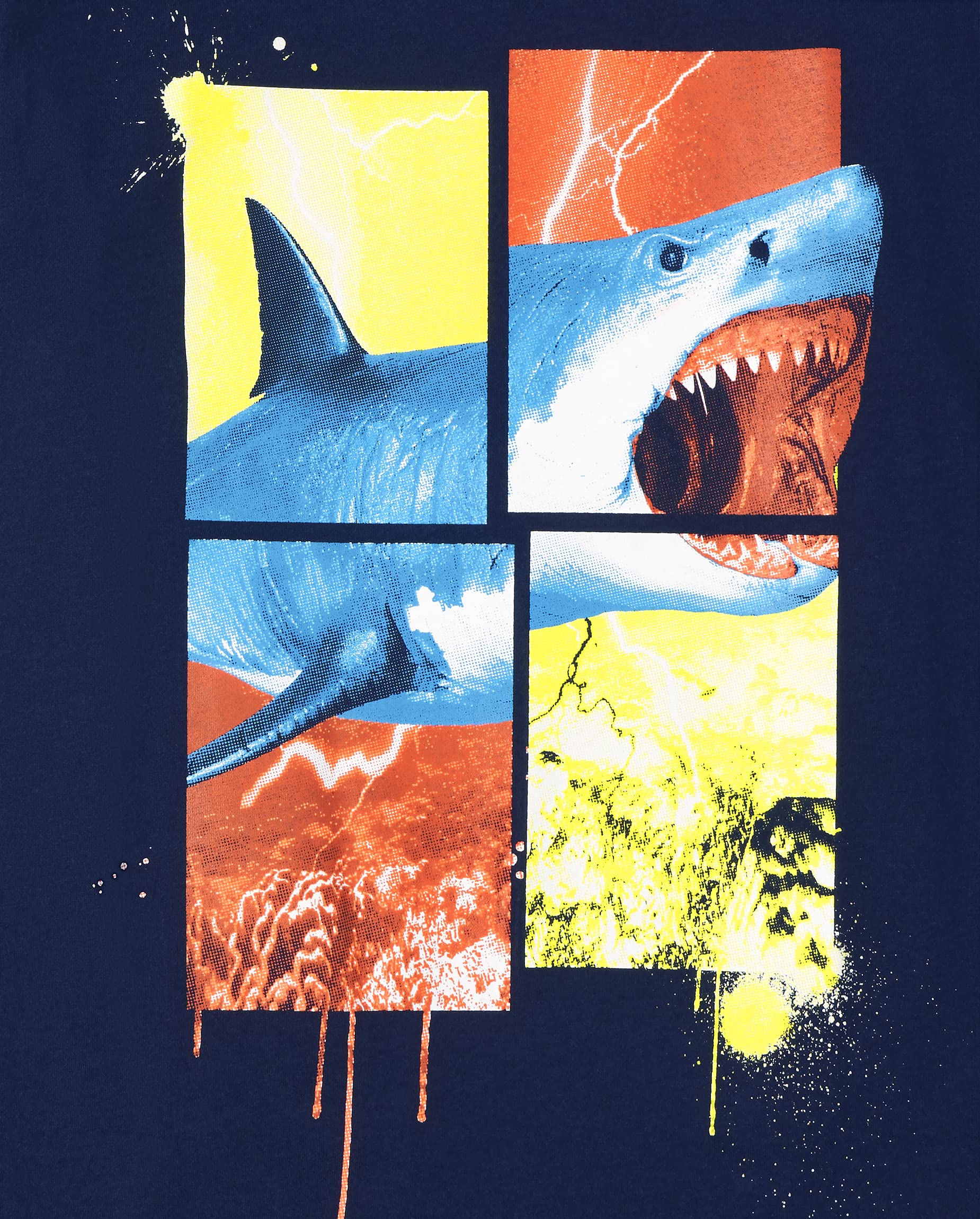 The Children's Place Boys' Dinosaur Long Sleeve Graphic T-Shirts - 3 Pack | Cute Dino Print Cotton Shirts for Kids | School, Playdates & Everyday Wear