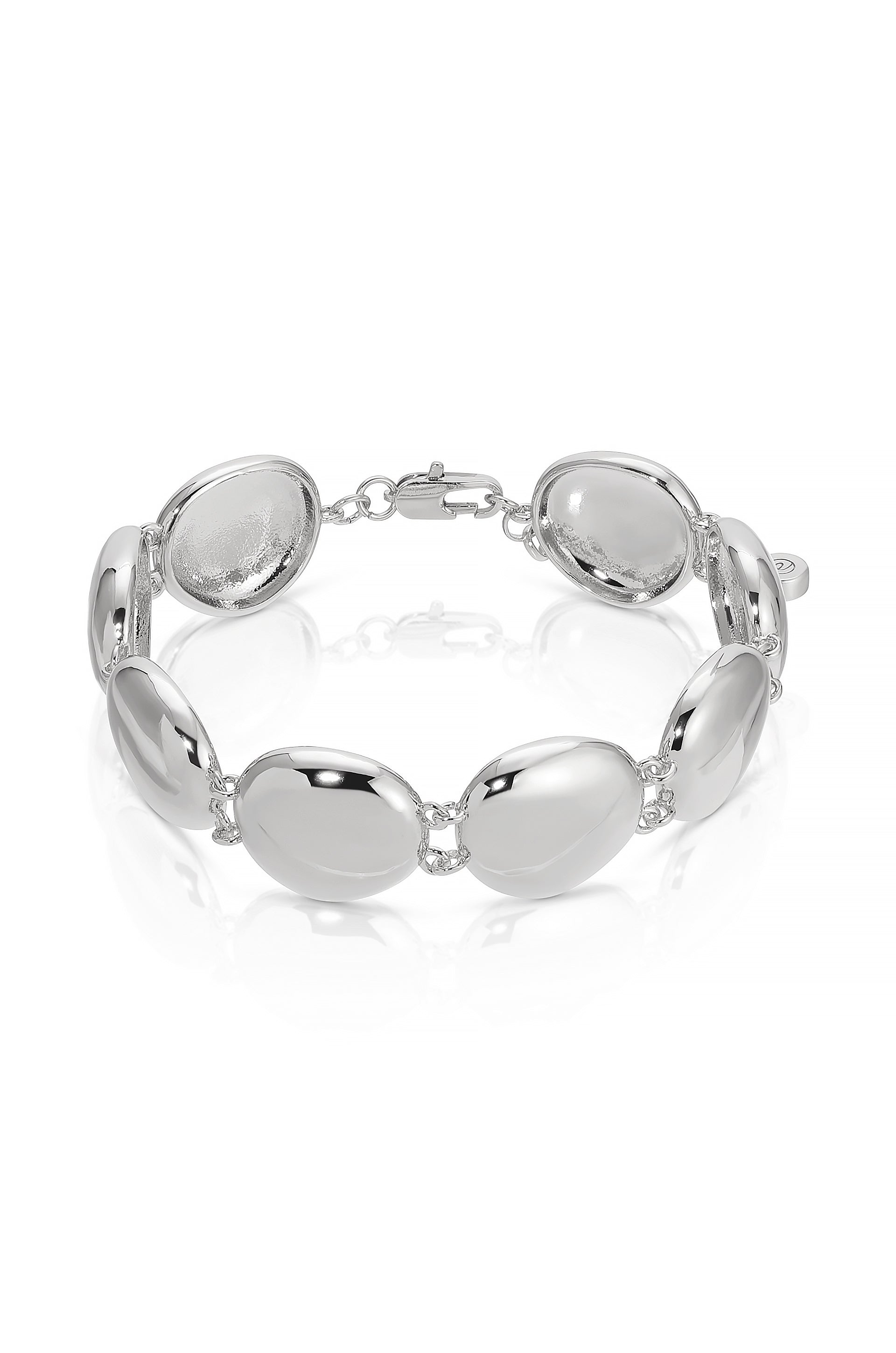 Polished Pebble Linked Bracelet - Elegant Natural Stone Jewelry for Women - Perfect for Everyday Wear, Gifts & Special Occasions