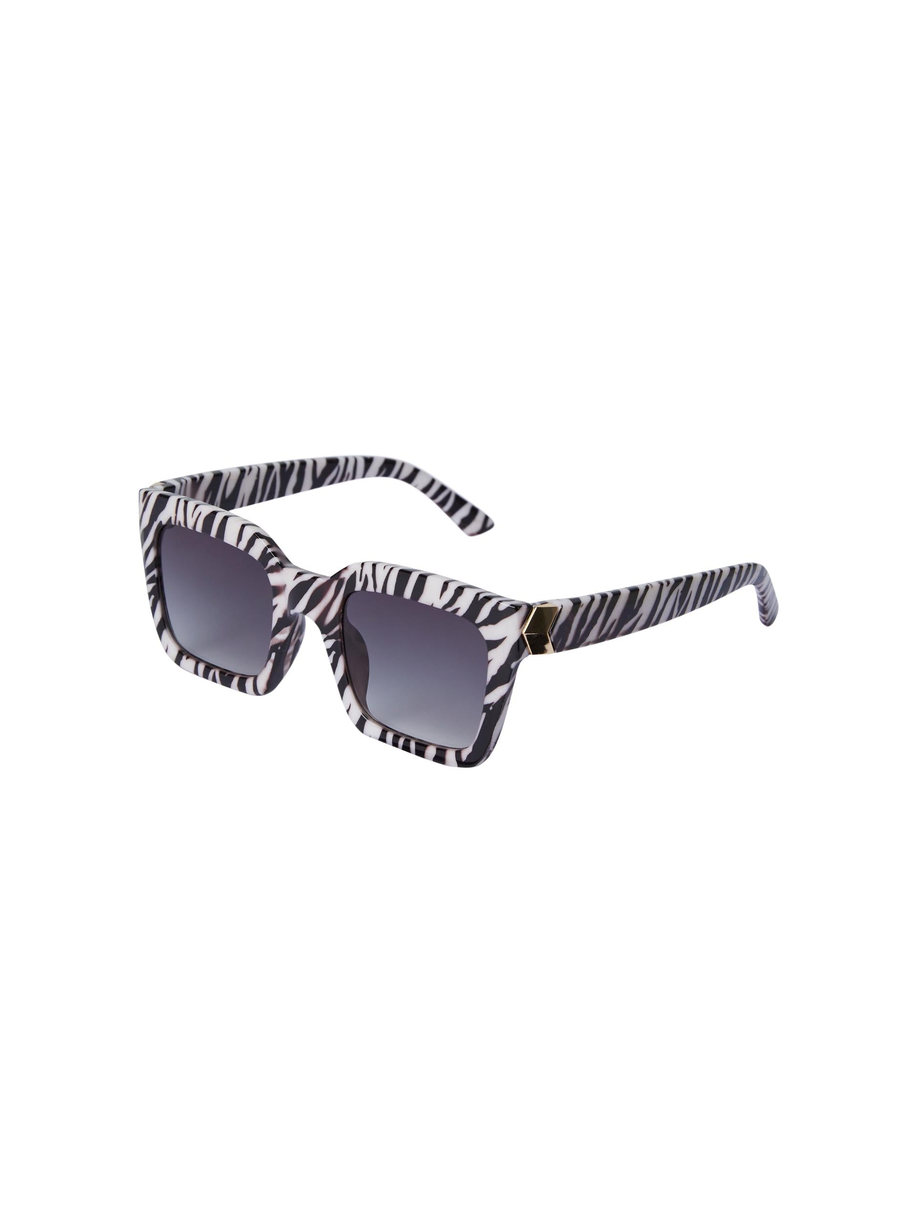 ALLA Polarized Zebra Print Sunglasses for Women & Men - UV Protection, Fashionable & Durable - Perfect for Beach, Driving & Outdoor Activities