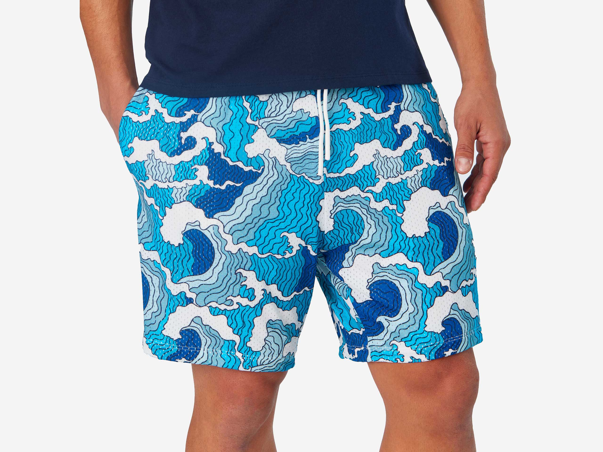 6 Pocket Lounge Shorts for Men - Comfortable Casual Shorts with Multiple Pockets | Perfect for Beach, Gym, and Everyday Wear