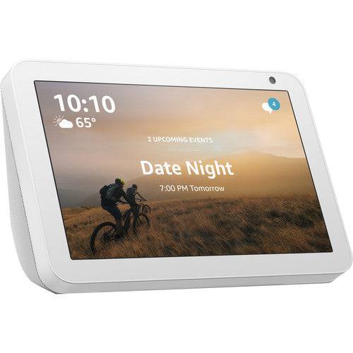 Amazon Echo Show 8 (2nd Gen, 2021 Release) - Smart Display with Alexa - Sandstone Fabric - HD Screen, Smart Home Hub, Video Calls & Streaming - Perfect for Kitchen, Living Room & Bedroom