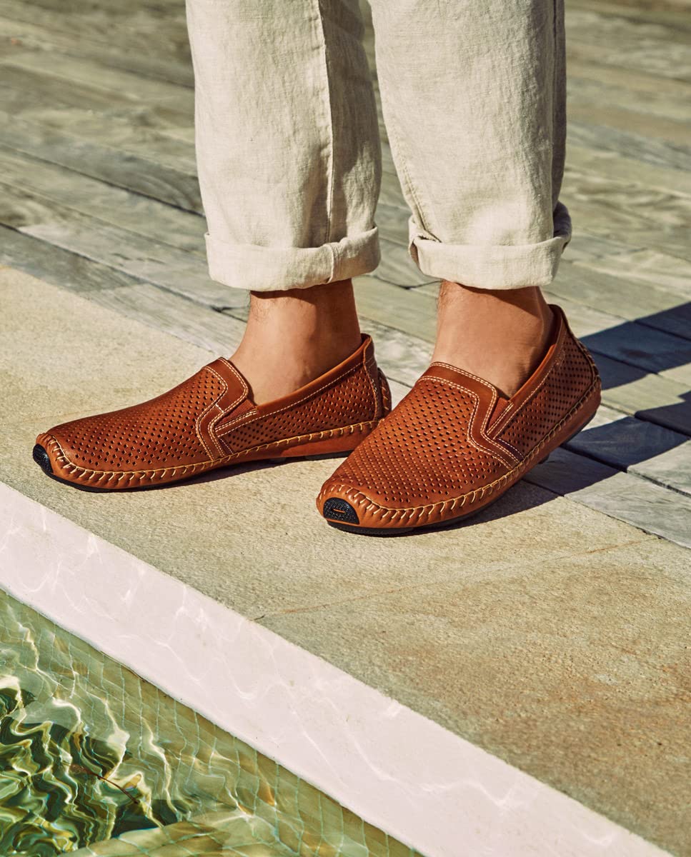 PIKOLINOS Men's Genuine Leather Loafers - Jerez Style Comfortable Slip-On Shoes for Casual & Office Wear