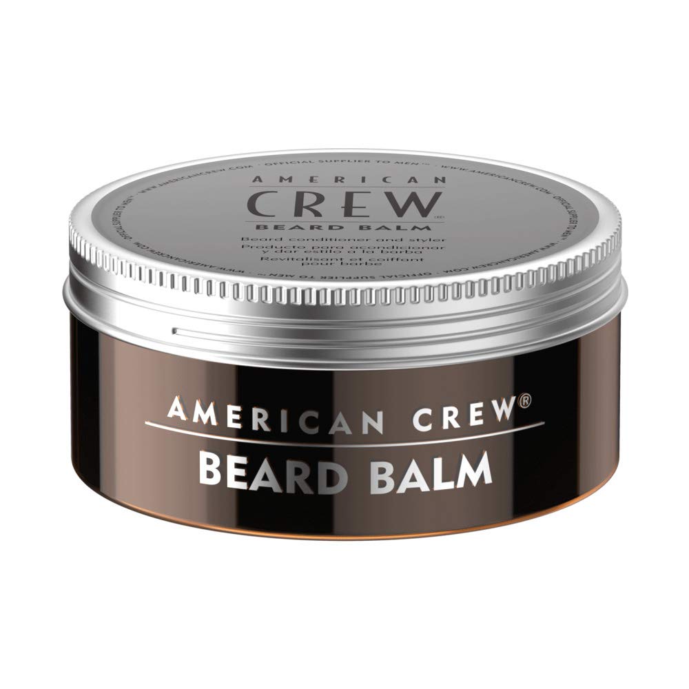 American Crew Beard Balm - Conditioning & Styling Balm with Sweet Almond Oil & Shea Butter, 2.3 Fl Oz - Softens & Tames Beard for Daily Grooming & Styling