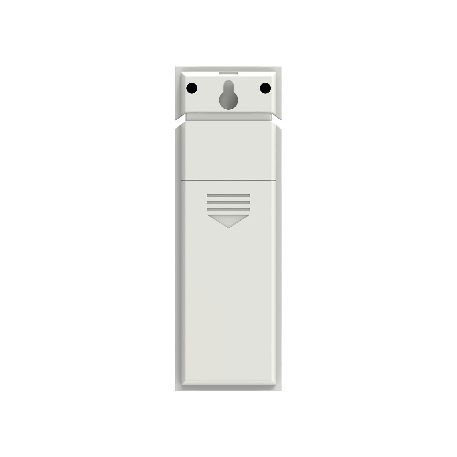 Geevon TX16 Wireless Outdoor Temperature Sensor with LCD Display - Replacement for Weather Station, Indoor Outdoor Thermometer (White) - Monitor Home, Garden & Greenhouse Climate