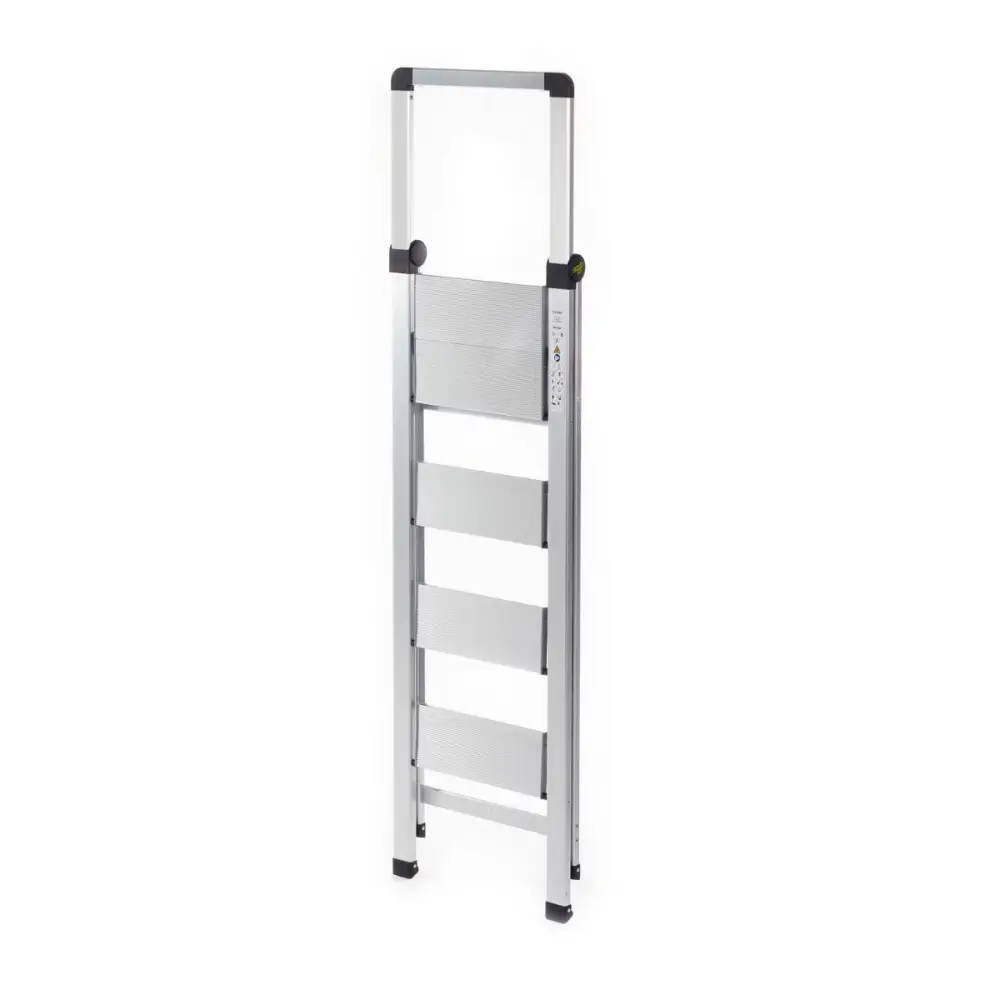 Climb It Slim Folding Steps - Lightweight Portable Ladder for Home, Garage, and Warehouse Use - Perfect for Reaching High Shelves and Storage Areas