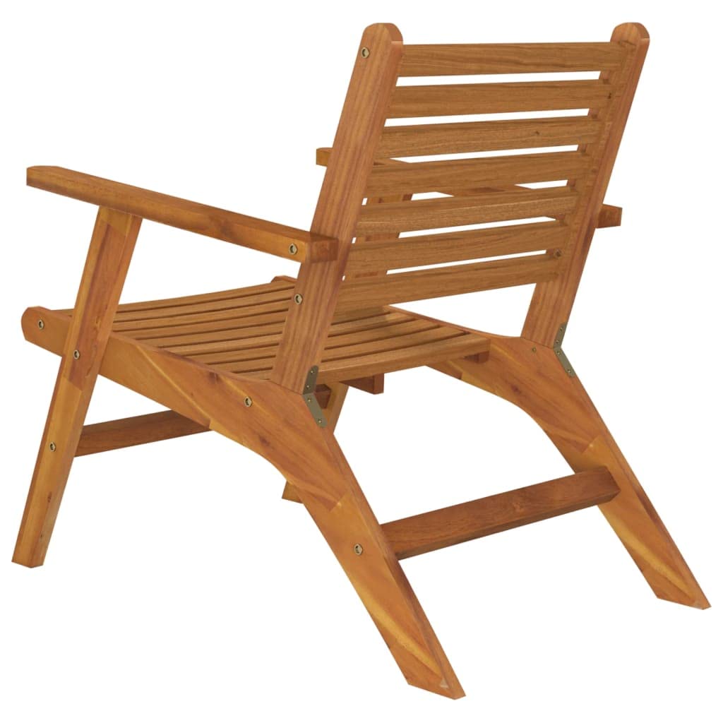 vidaXL 2-Piece Wooden Patio Chairs Set - Outdoor Armchairs for Deck, Backyard, Garden, Balcony & Lawn - Durable Wooden Dining Chairs for Patio Furniture - Perfect for Outdoor Relaxation & Entertaining