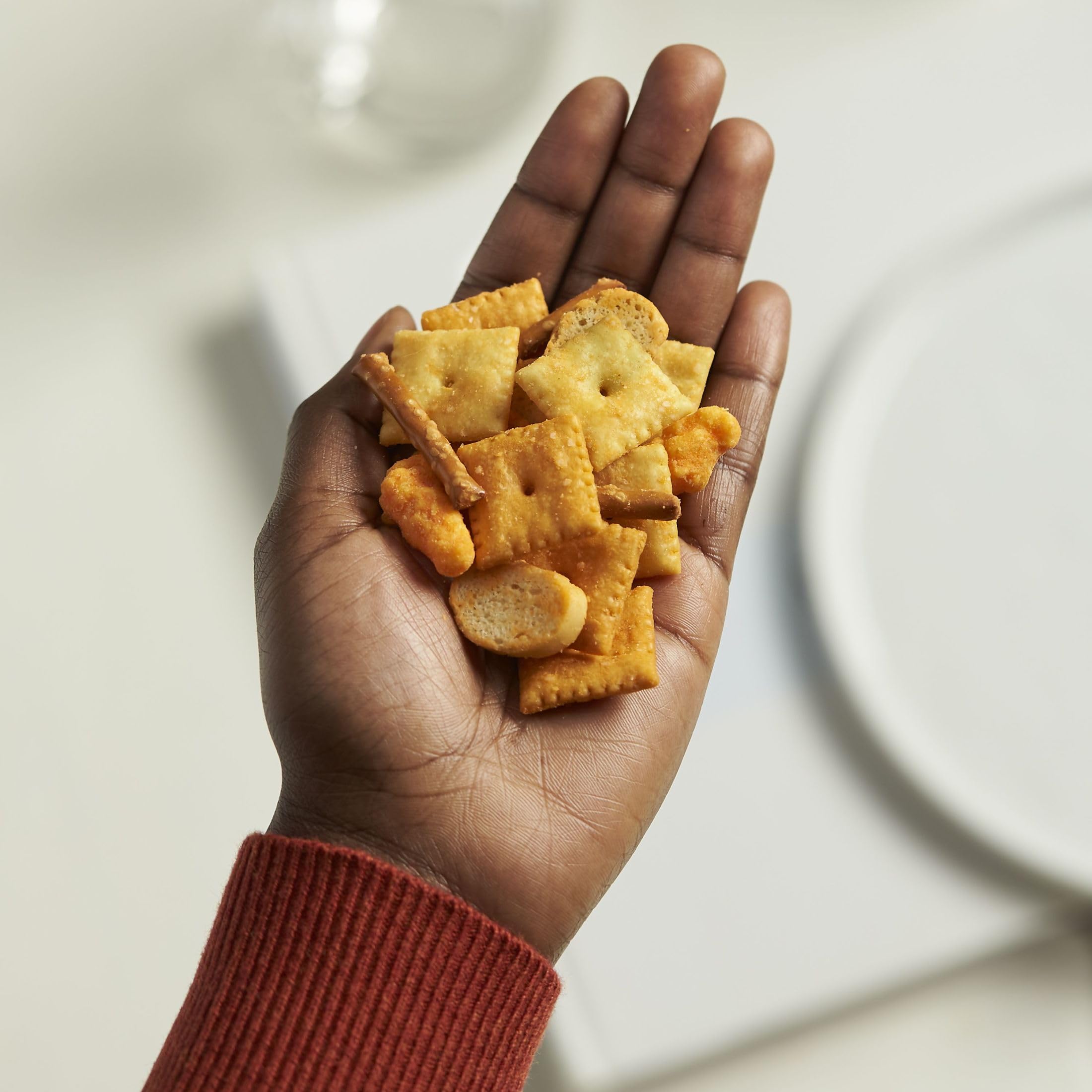 Cheez-It Double Cheese Snack Mix - 6 Individual Pouches | Perfect for School Lunches, Office Snacks & On-the-Go Munching