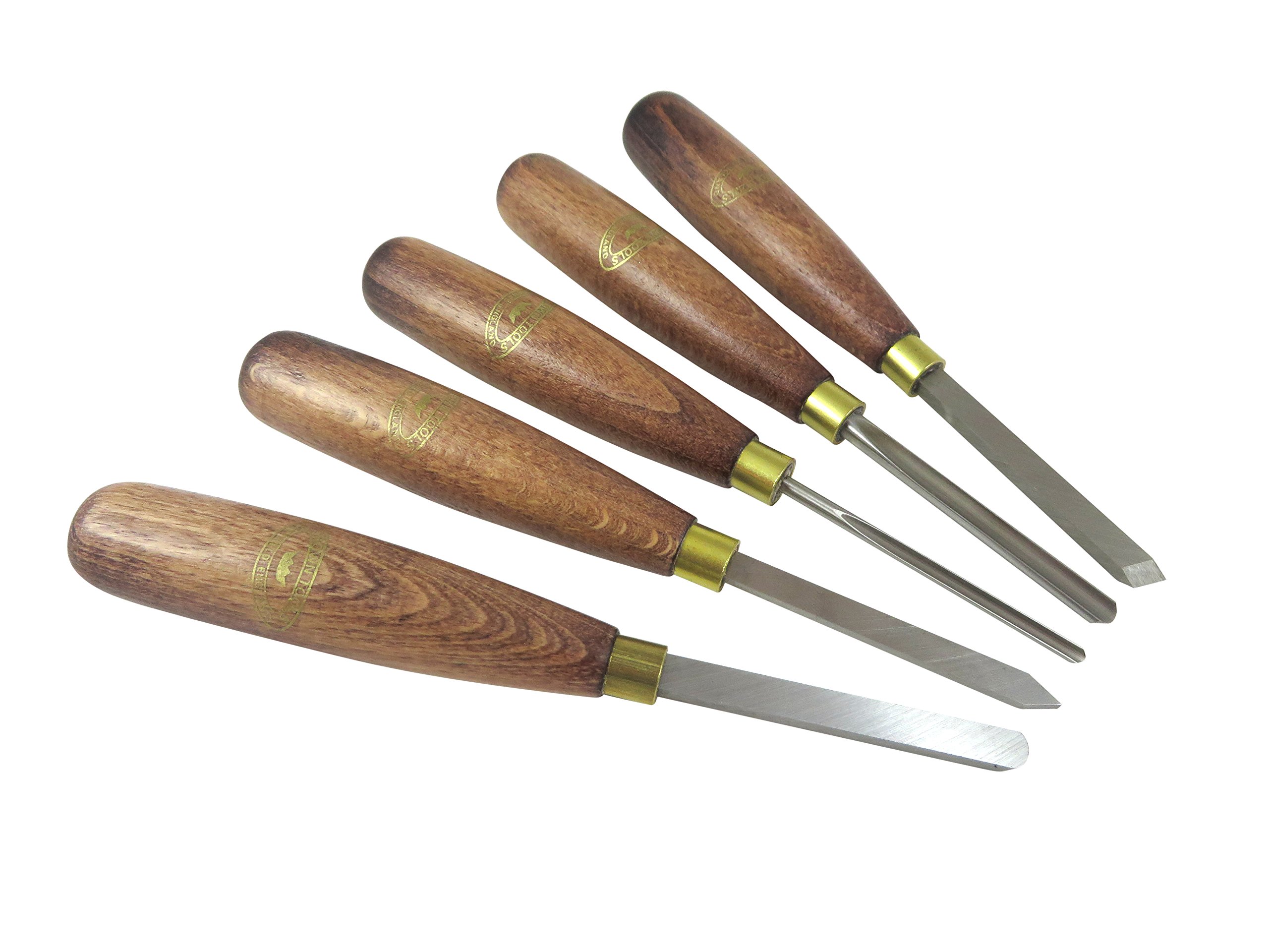 5 Piece M42 High Speed Steel Micro Lathe Turning Tools Set - 7