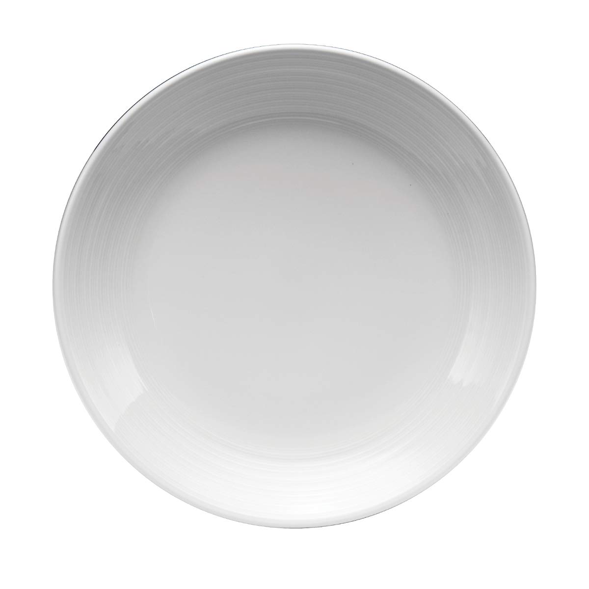 Oneida Sant' Andrea Botticelli 11-inch Porcelain Coupe Dinner Plates - Set of 12 Elegant Deep Dish Plates for Fine Dining, Wedding Registry & Formal Entertaining
