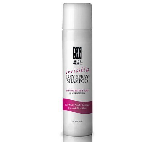 Salon Grafix Invisible Dry Shampoo Spray for Hair - 4 oz | Oil Absorbing & Volumizing | Perfect for Travel, Gym & Busy Mornings