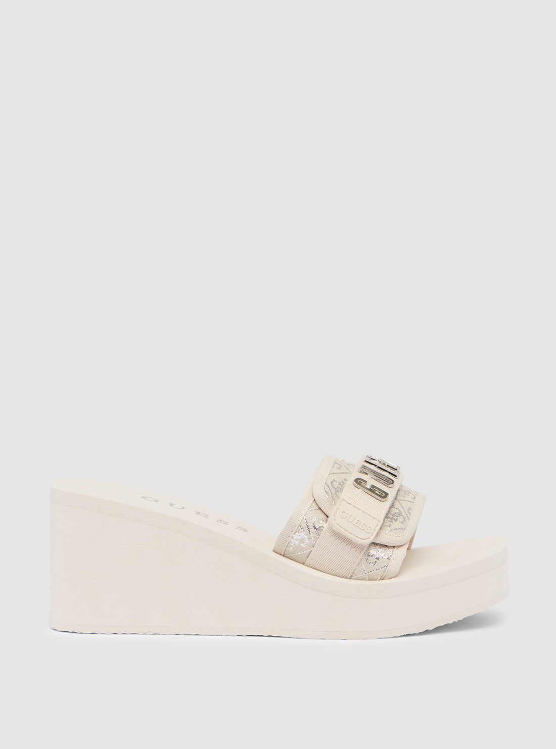 Beige Dellean Platform Wedge Sandals for Women - Comfortable Summer Casual Shoes with Arch Support | Perfect for Beach, Vacation & Everyday Wear