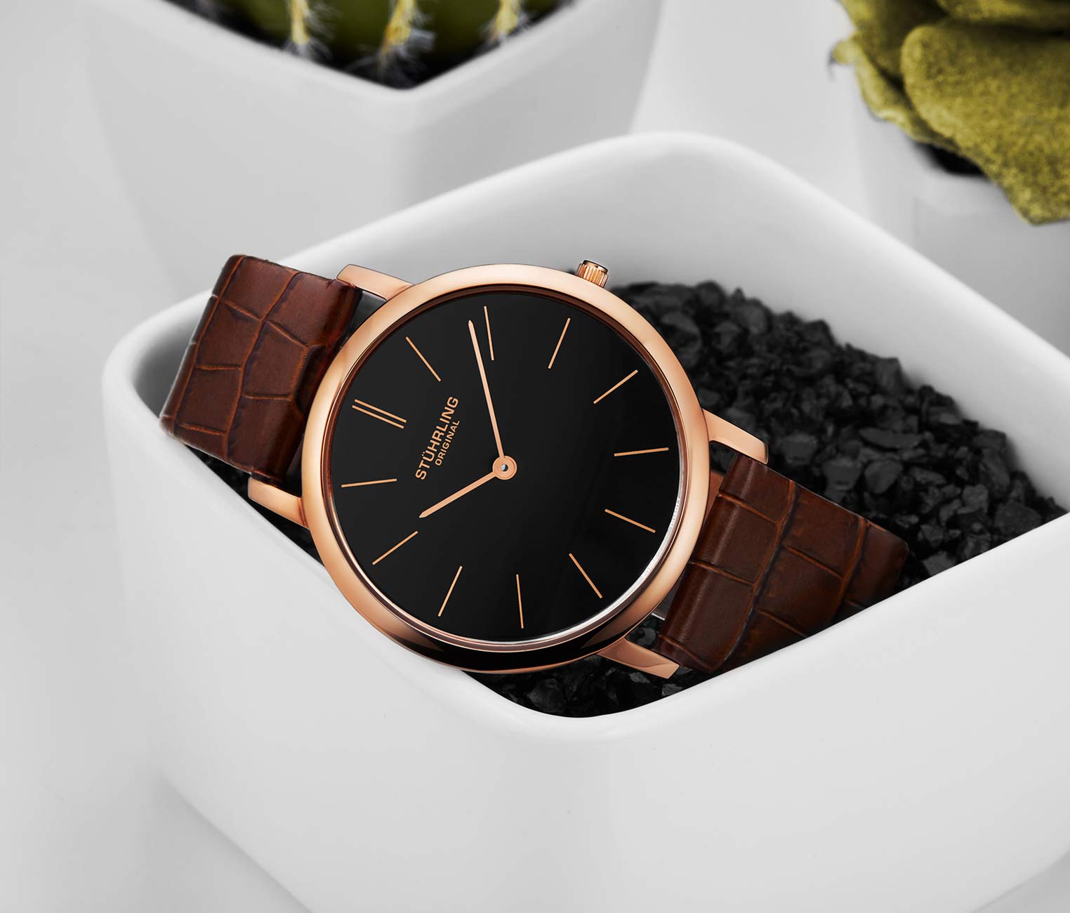 Ascot 601 Quartz 38mm Classic Men's Watch - Stylish Analog Wristwatch for Business, Casual & Formal Occasions