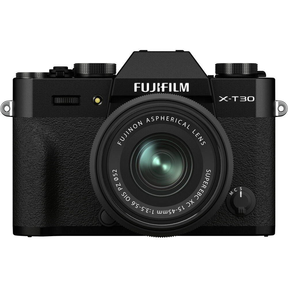 FUJIFILM X-T30 II Mirrorless Digital Camera with 15-45mm Lens Kit - Black | 26.1MP APS-C Sensor, 4K Video, Compact Travel & Street Photography Camera