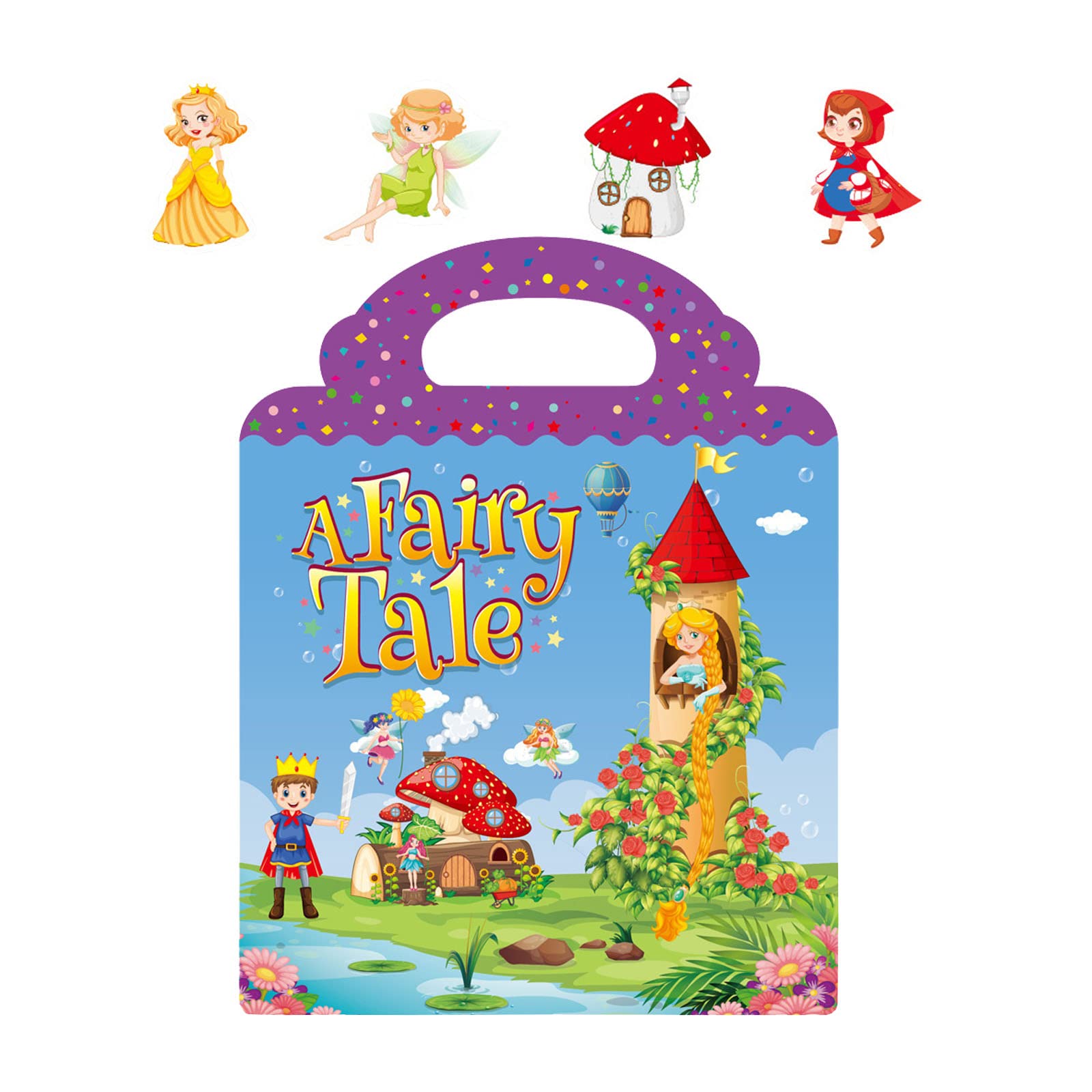 Princess Sticker Book for Kids - Reusable Activity for Birthday Party