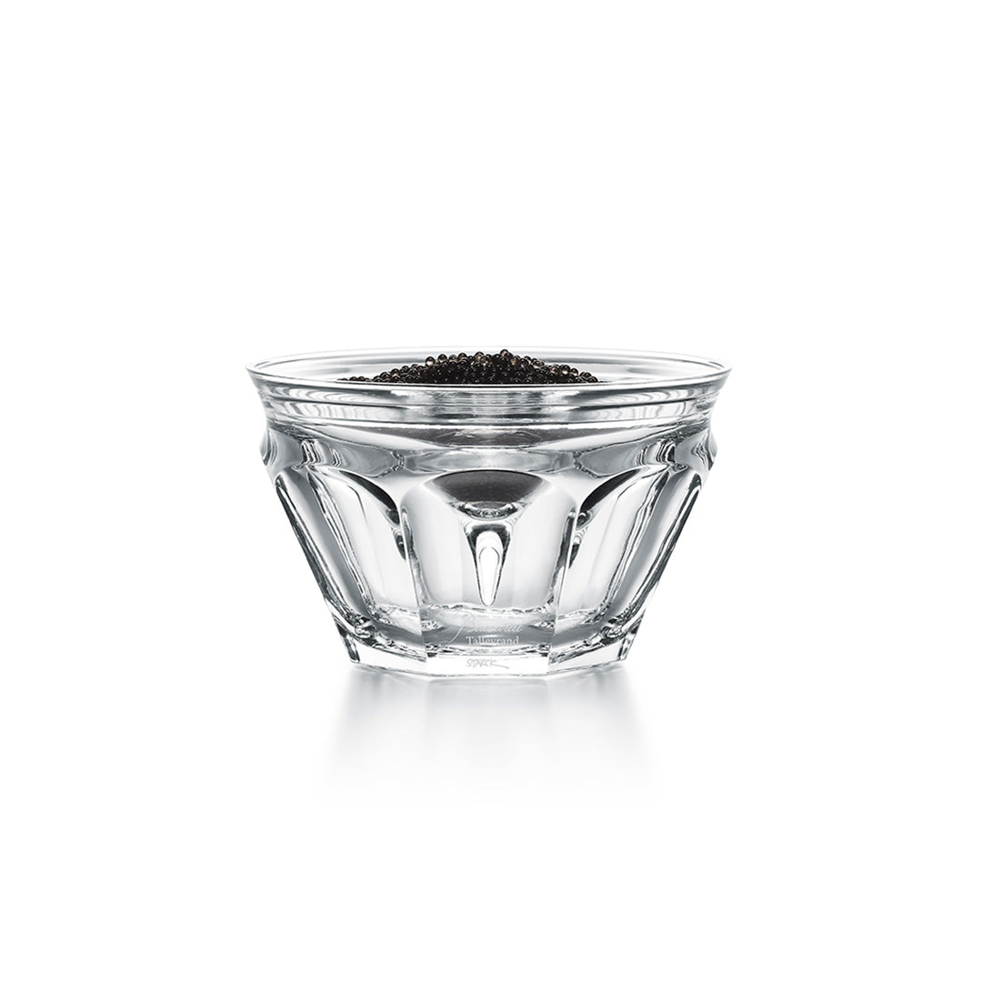 Premium Harcourt Talleyrand Caviar Bowl - Elegant Crystal Serving Dish for Caviar, Sushi & Gourmet Appetizers - Perfect for Dinner Parties, Weddings & Luxury Entertaining