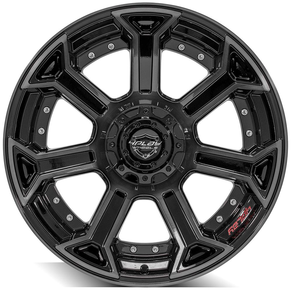 4Play Gen2 4P70 Gloss Black Wheels 22x10.0 18