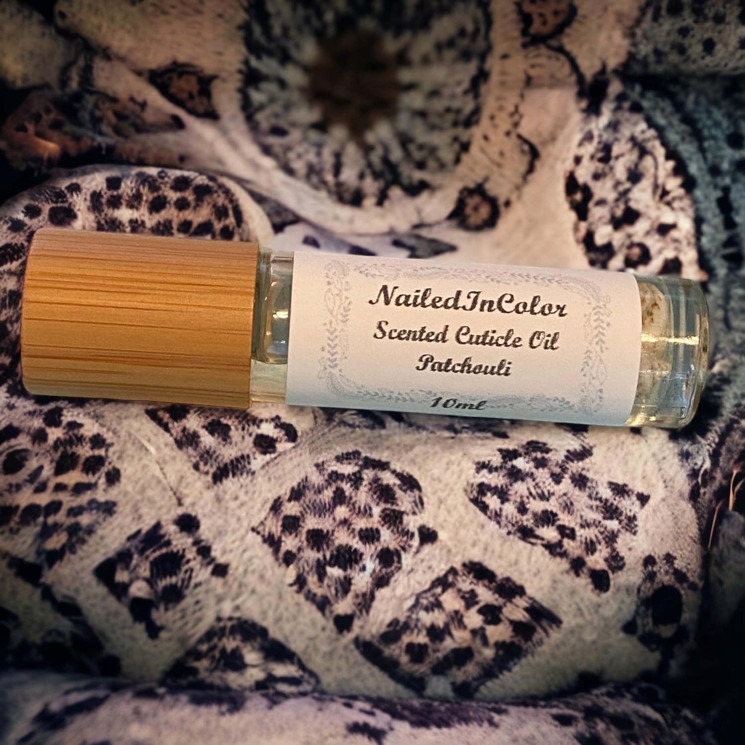 Organic Patchouli-Scented Cuticle Oil for Women - Nourishing Moisturizer & Nail Treatment - Strengthens & Protects Nails - Perfect for Manicures, Dry Cuticles & Nail Care Routine