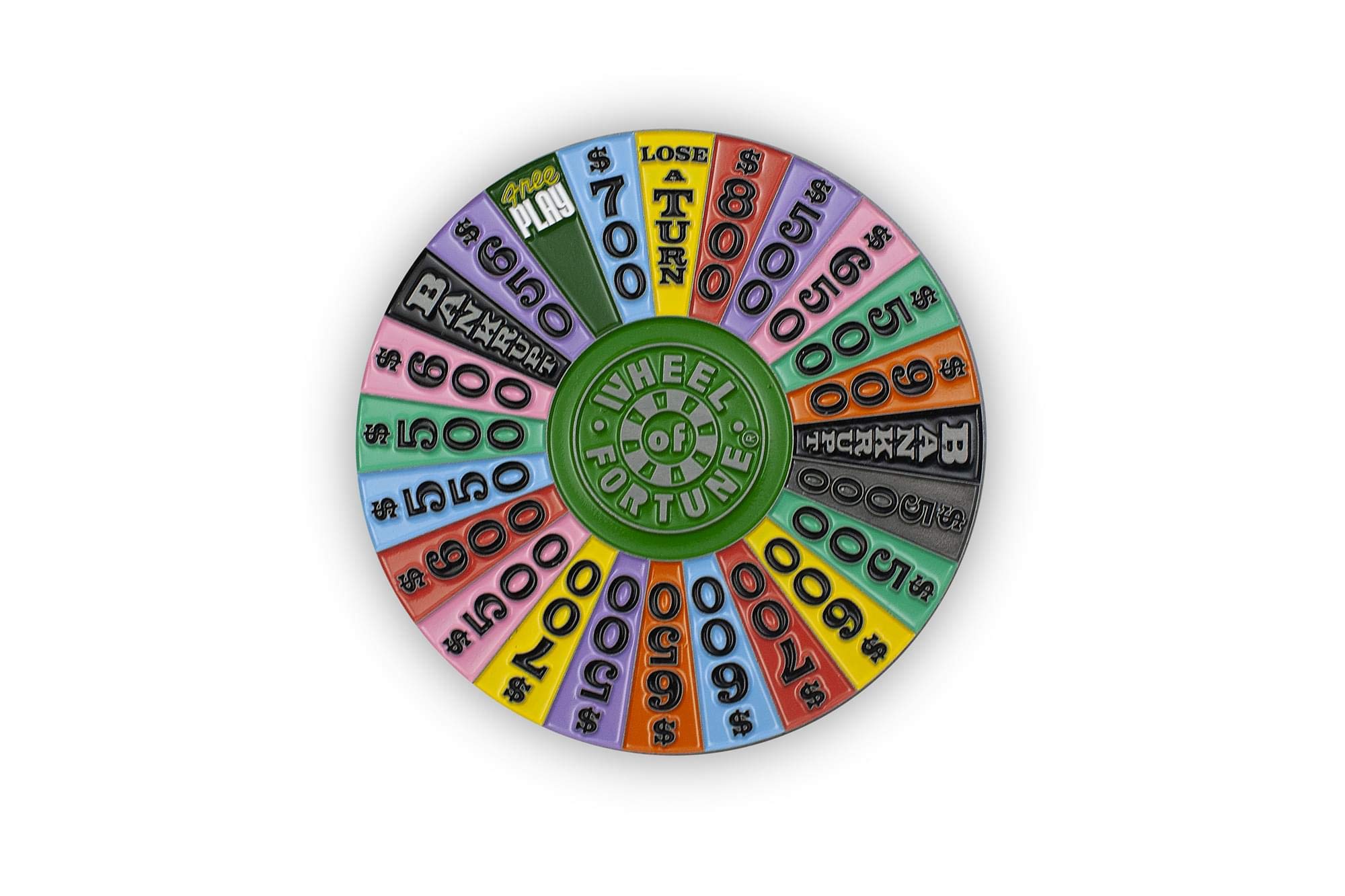 Wheel of Fortune Game Show Spin Wheel Enamel Backpack Pin - 3 Inch Lapel Pin for Backpacks, Jackets & Collectors | Perfect for Game Fans, Cosplay & TV Show Merchandise