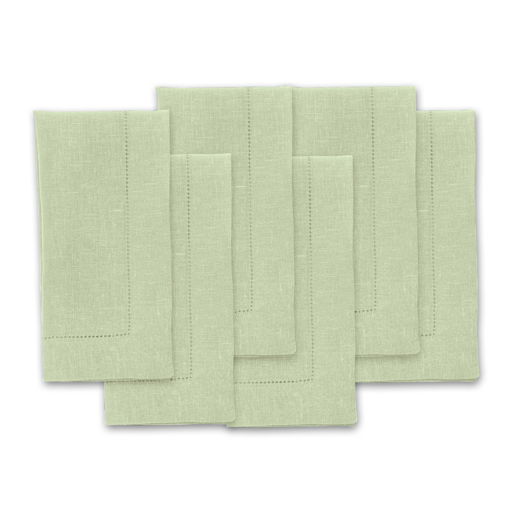 Premium Classic Hemstitch Linen Napkins - Elegant Dinner Table Decor for Weddings, Parties & Fine Dining