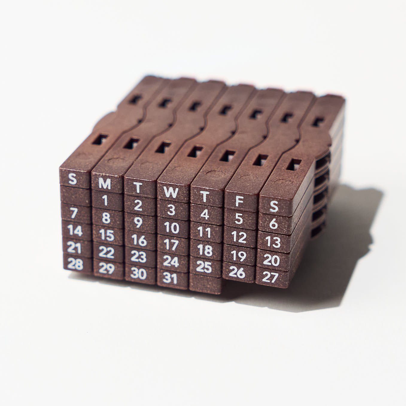 Connected Calendar Stamp - Shachihata Self-Inking Date Stamp for Planners, Journals & Documents - Perfect for Office, School & Home Organization