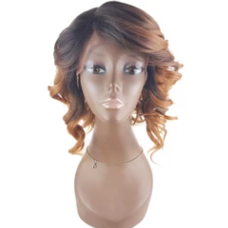 NIX&NOX Soft Lace Wig FLW Mimi - Natural Looking Human Hair Wig for Women with Breathable Cap - Perfect for Daily Wear, Cosplay & Special Occasions