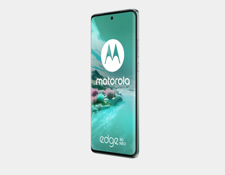 Motorola Edge 40 Neo 5G Smartphone - 256GB ROM 12GB RAM, Dual SIM GSM Unlocked (Soothing Sean) - Perfect for Streaming, Gaming & Productivity on the Go