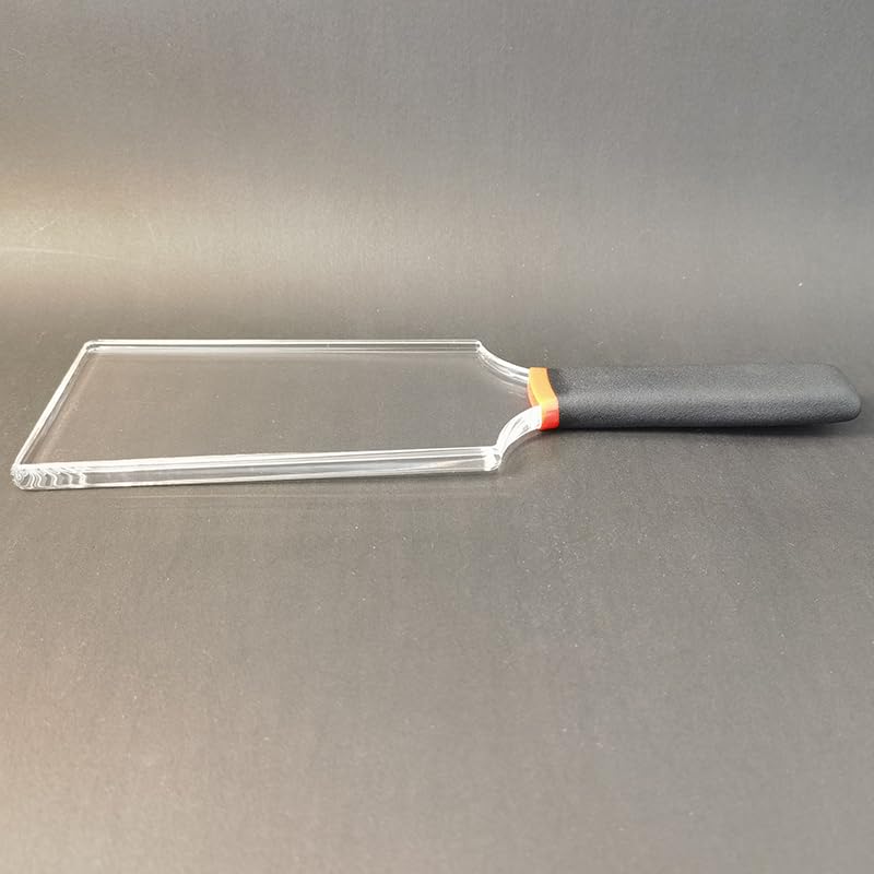 Premium Clear Acrylic Spanking Paddle - BDSM Bondage Toy for Couples, Adult Spank Whip & Riding Crop Set - 28x9x1 Inch - Perfect for Sensual Play, Roleplay & BDSM Scenes