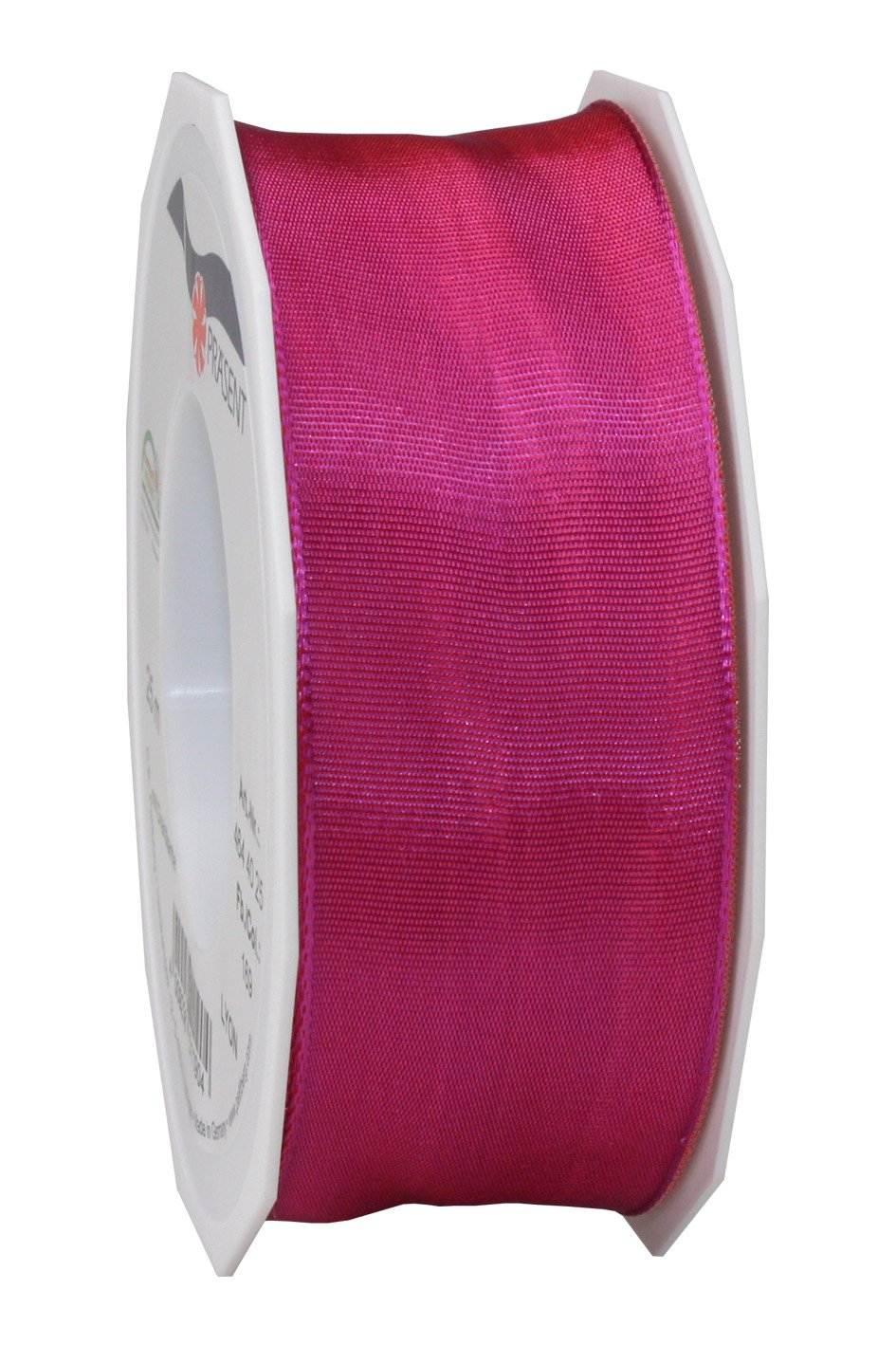 C.E. Pattberg 40mm x 25m Wired Taffeta Ribbon - Pink Purple for Gift Wrapping, Wedding Decorations & DIY Crafts