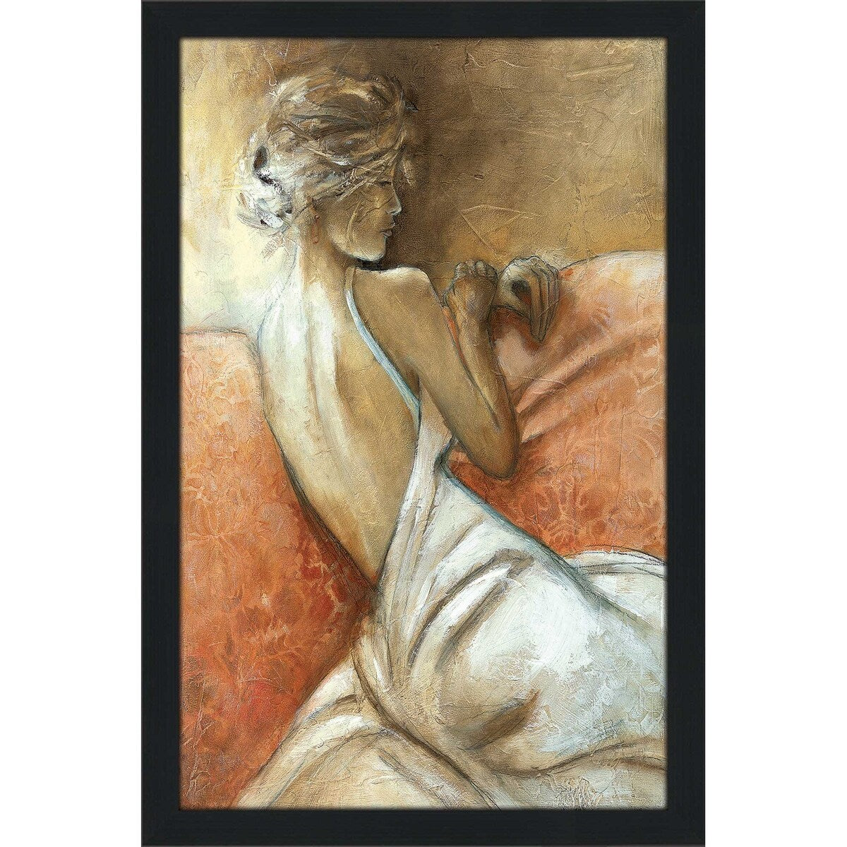 Carol Robinson 'A Quiet Refrain I' Acrylic Wall Art Print - Modern Abstract Painting for Living Room, Bedroom & Office Decor