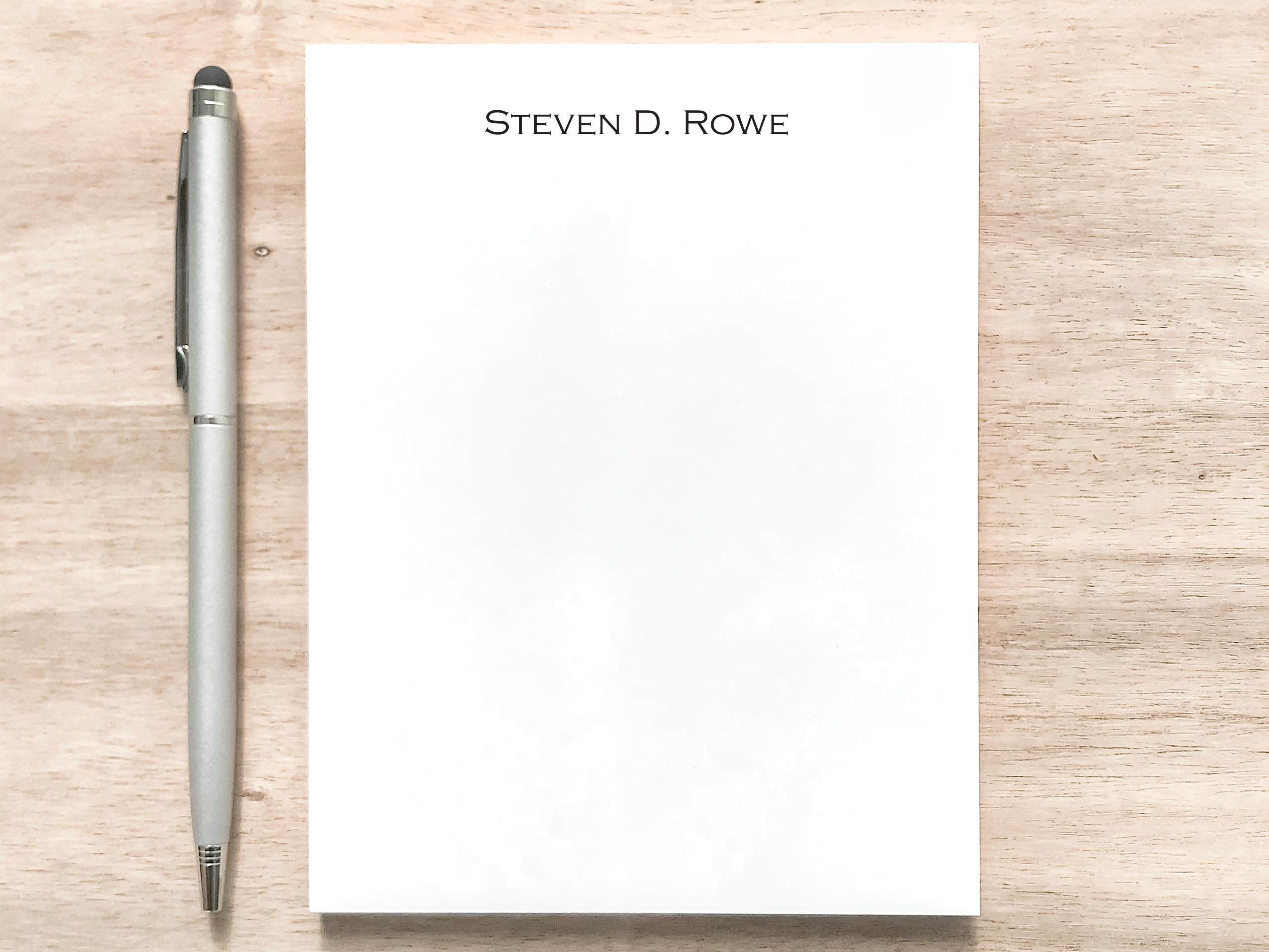 Personalized Custom Notepad with Name - Bulk Order for Corporate Gifts, Wedding Favors & Promotional Items - Premium Quality Memo Pads for Office, School & Home Use