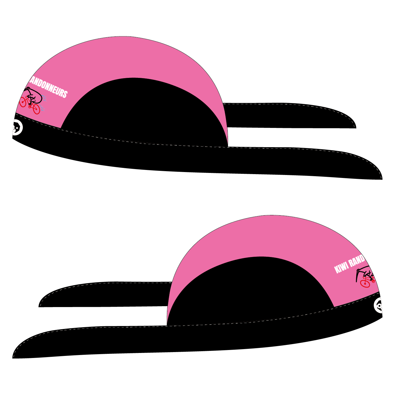 Kiwi Randonneers Bandana - Lightweight & Breathable Cycling Neck Gaiter for Biking, Running & Outdoor Activities - UV Protection & Moisture Wicking