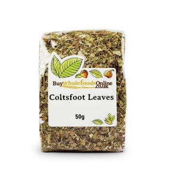 Premium Organic Coltsfoot Leaves (50g) - 100% Natural Herbal Tea for Cough Relief & Respiratory Support - Perfect for Soothing Throat & Cold Symptoms