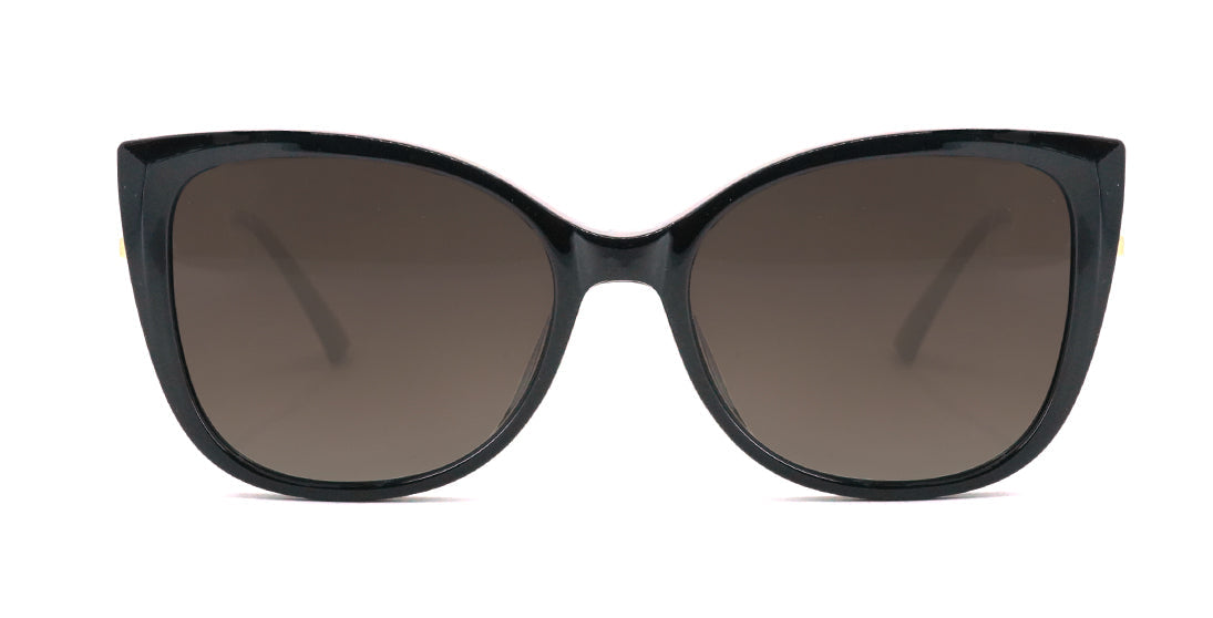 Clip-On Sunglasses 7746 - Polarized Black UV Protection for Men & Women - Perfect for Driving, Outdoor Sports & Travel