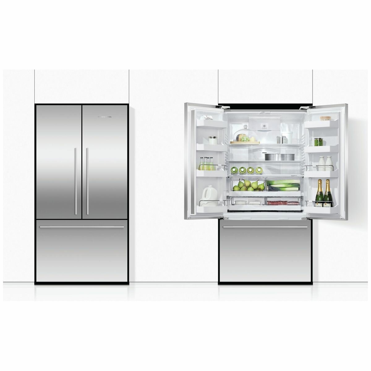 Fisher & Paykel 569L French Door Refrigerator RF610ADX5 - Energy Efficient Stainless Steel Fridge for Modern Kitchens & Large Families