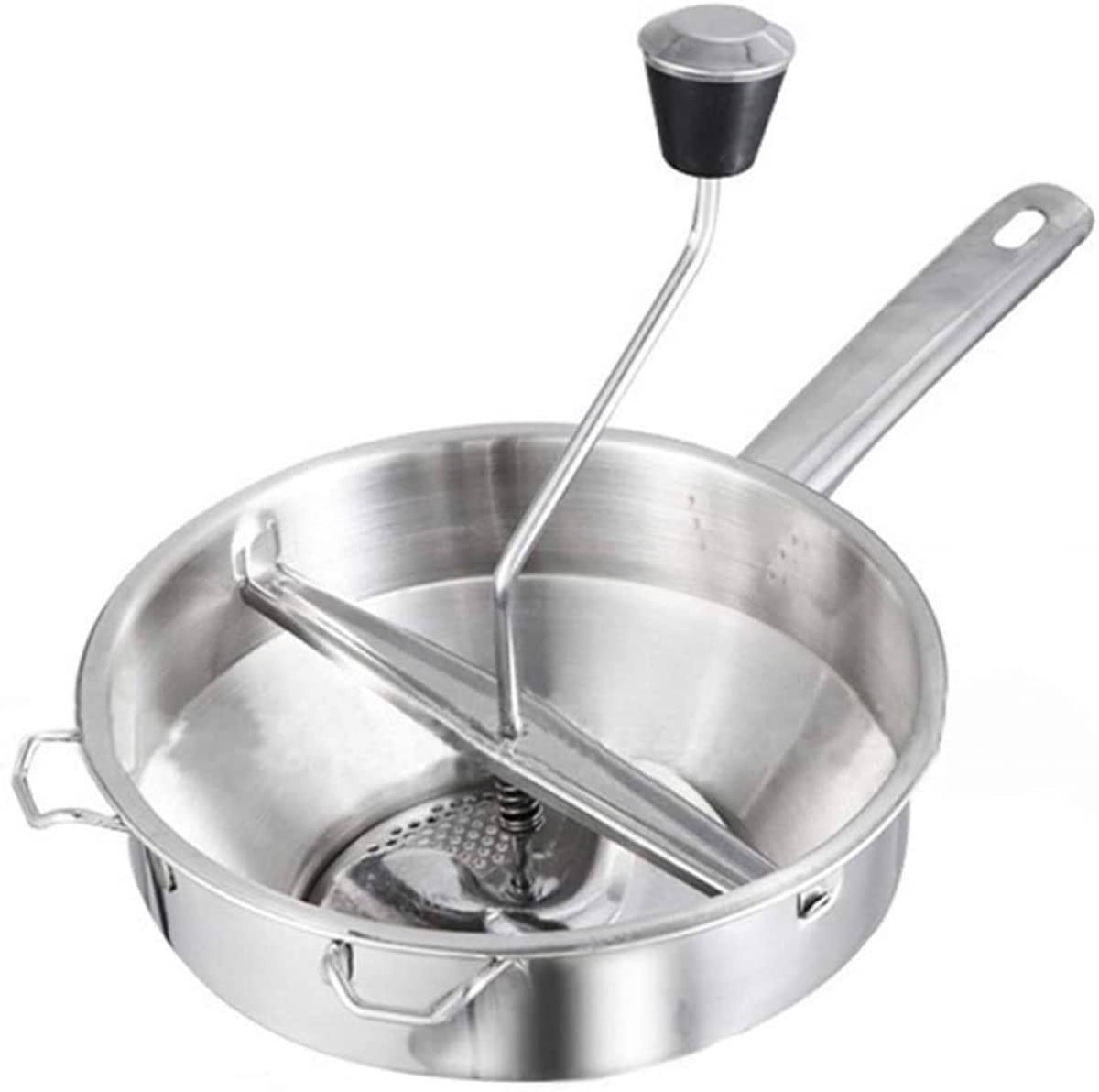 Premium Stainless Steel Strainer & Mill Press for Soup, Jam, Porridge, Sauces - Perfect for Home Cooking, Canning, and Food Preparation